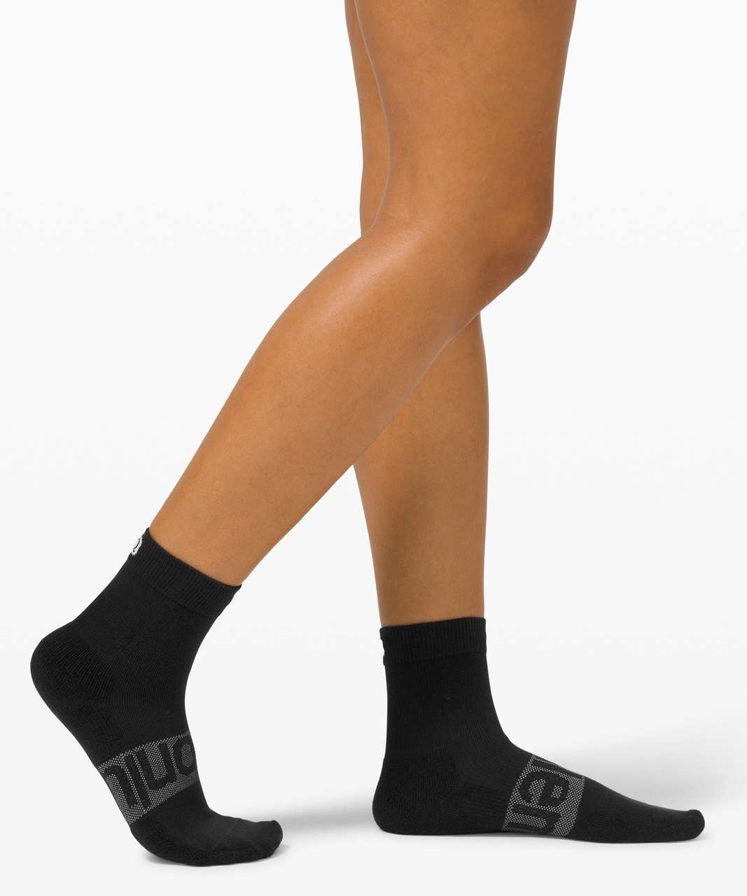 Lululemon Daily Stride Mid Crew Sock *3 Pack - Black - lulu fanatics