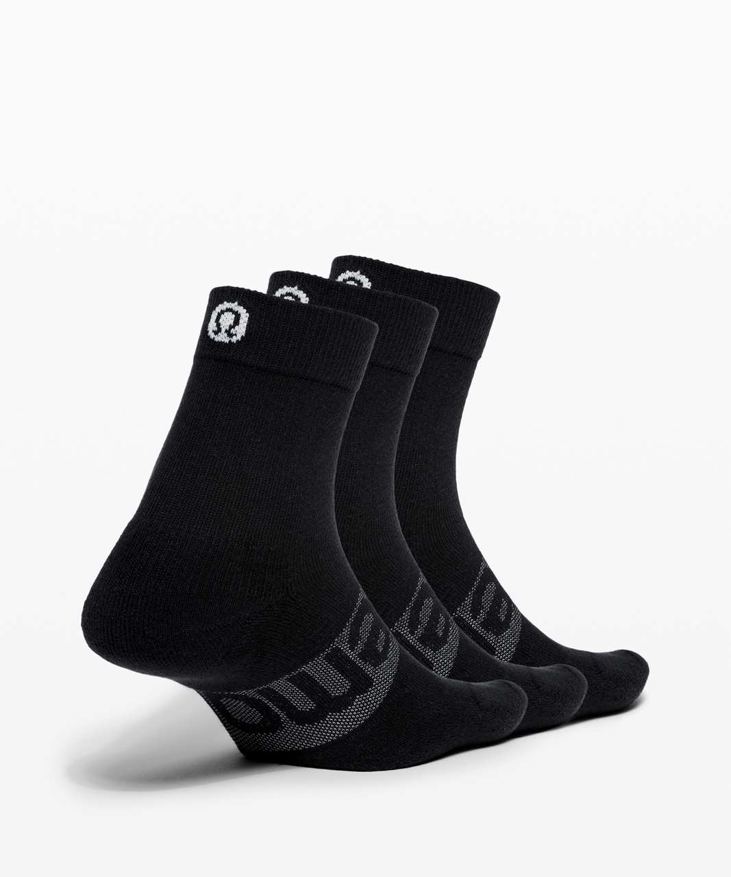 Lululemon Daily Stride Mid Crew Sock *3 Pack - Black