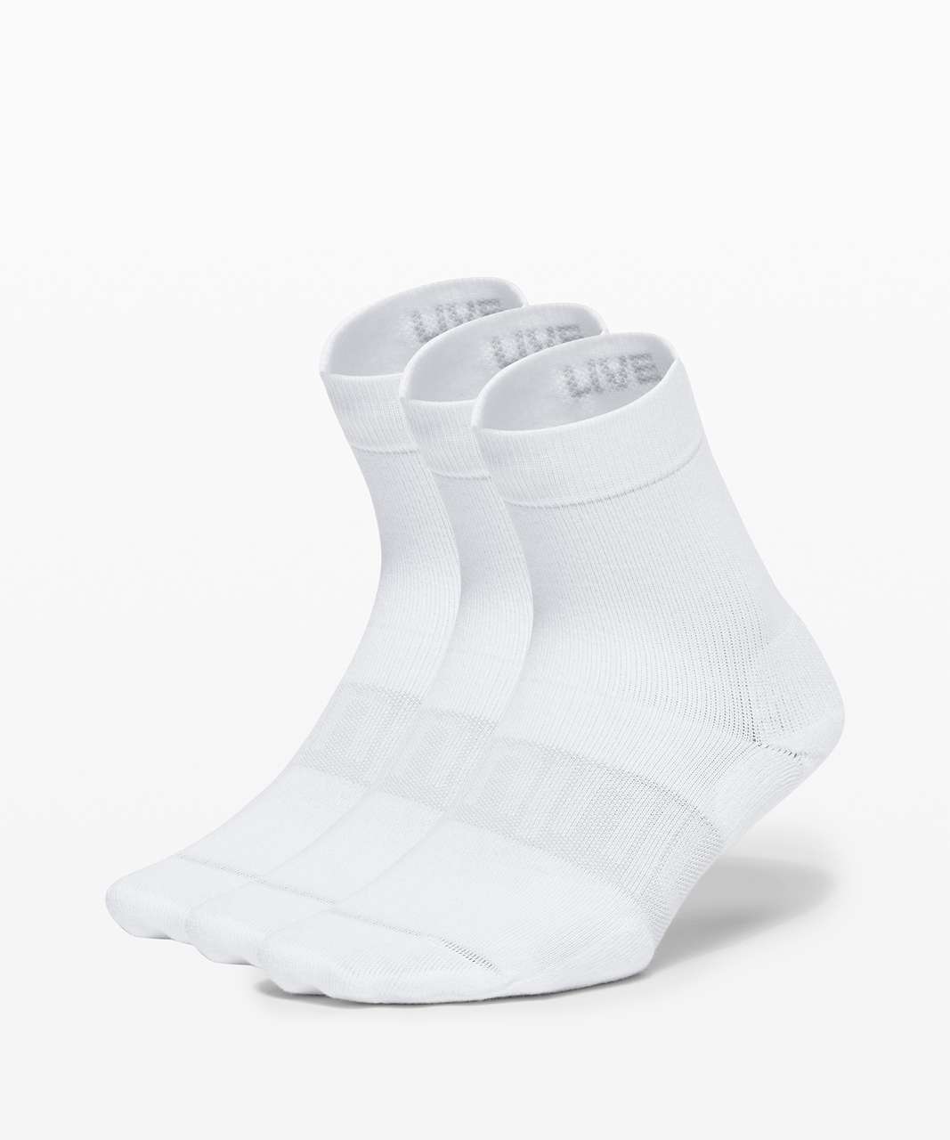 Lululemon Daily Stride Mid Crew Sock *3 Pack - White