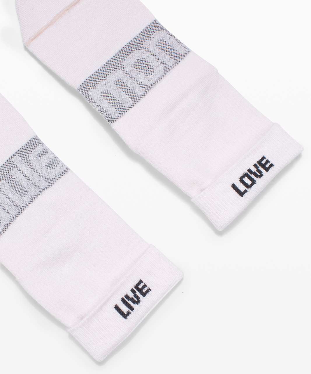 Lululemon Daily Stride Mid Crew Sock *3 Pack - Feather Pink / Chambray / Gold Buff