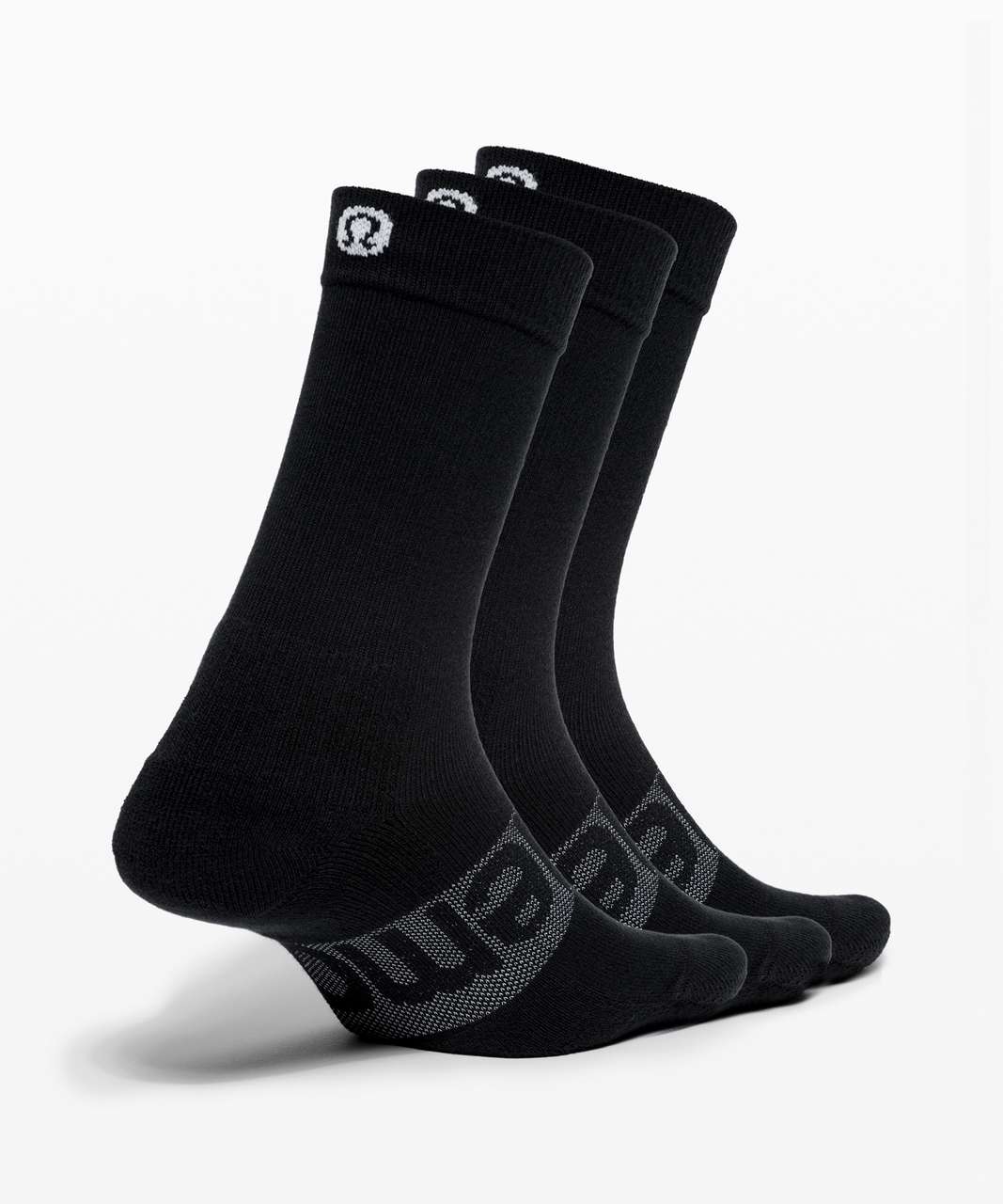 Lululemon Daily Stride Crew Sock *3 Pack - Black