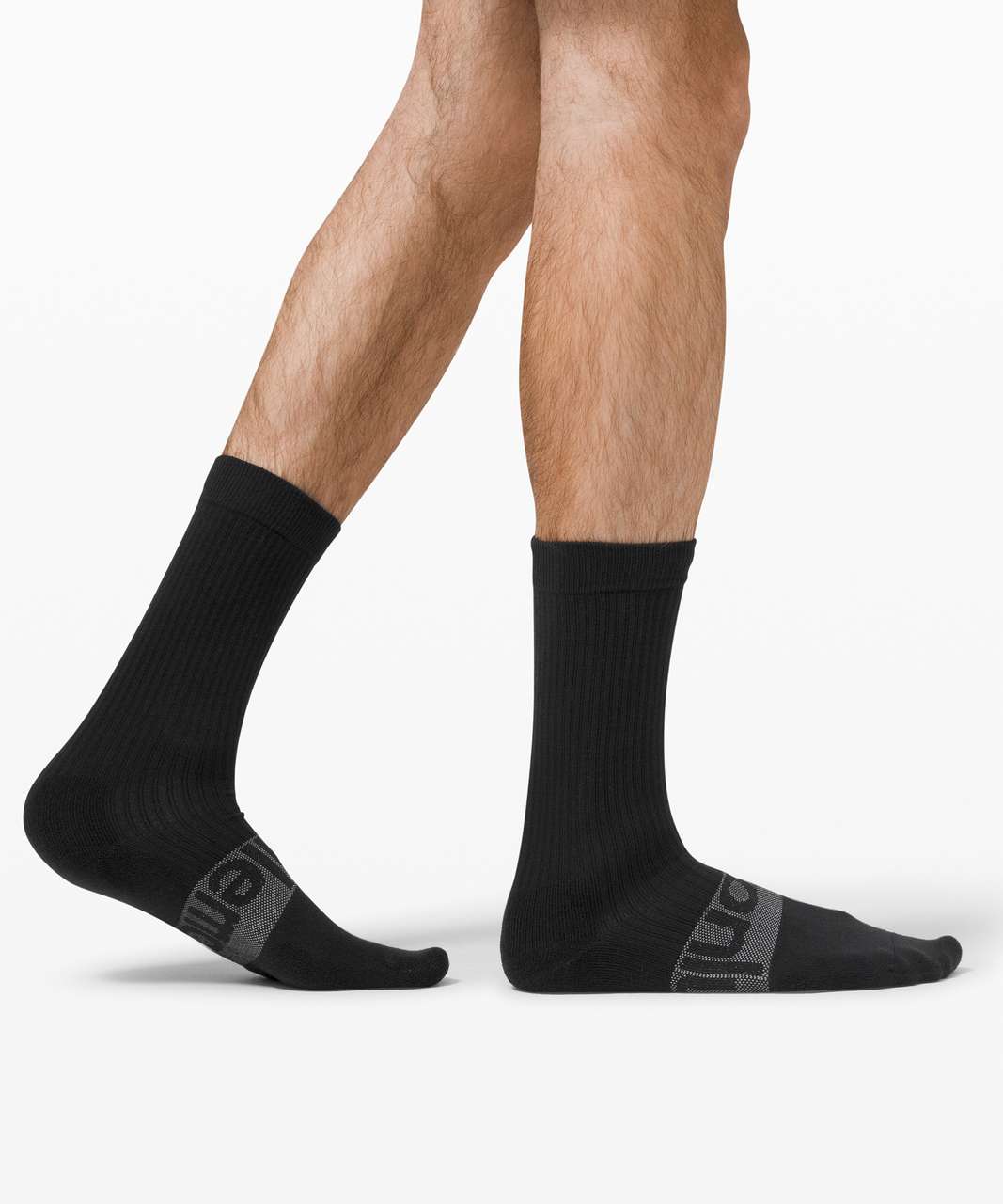 Lululemon Daily Stride Crew Sock *3 Pack - White / Heather Grey / Black  (First Release) - lulu fanatics