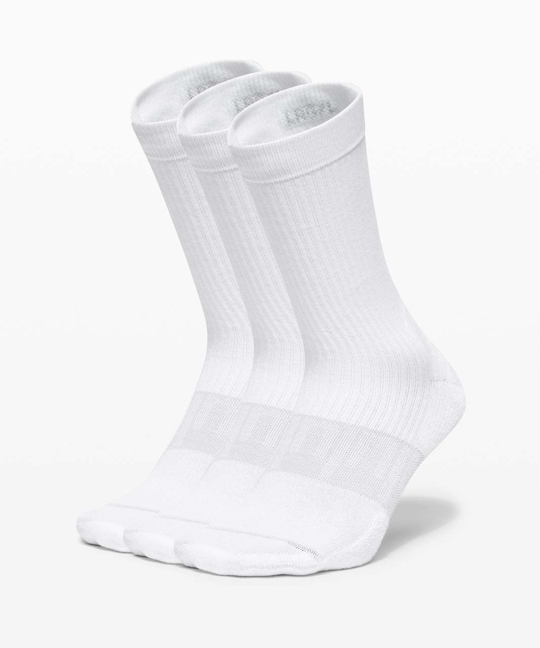 Lululemon Daily Stride Crew Socks Size XL Men's 12.5-14 LM9AJTS White