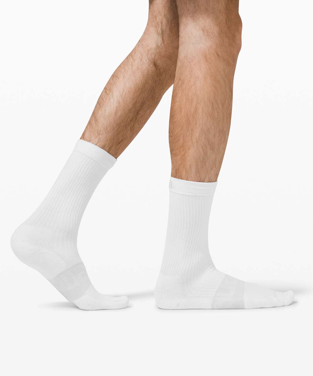 Lululemon Daily Stride Crew Socks Size XL Men's 12.5-14 LM9AJTS White