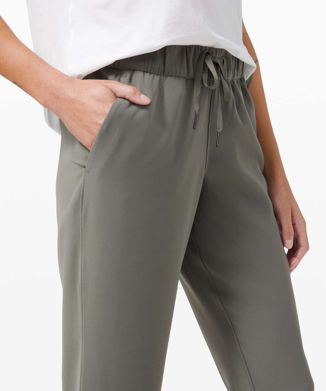 Lululemon On the Fly Jogger 28 *Woven - Grey Sage - lulu fanatics