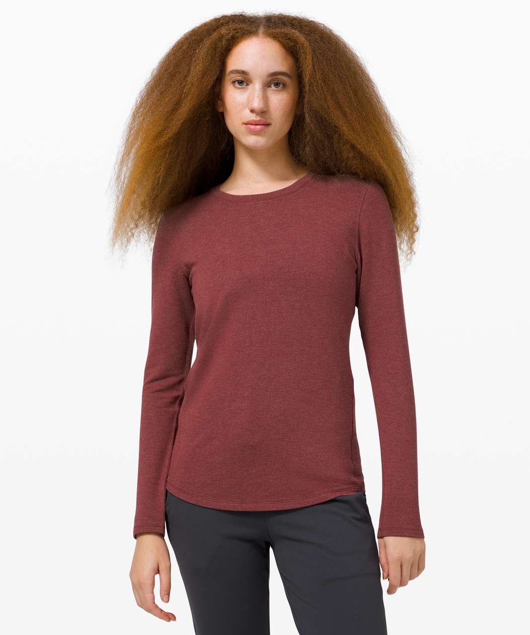 Lululemon Ever Ready Long Sleeve - Heathered Savannah