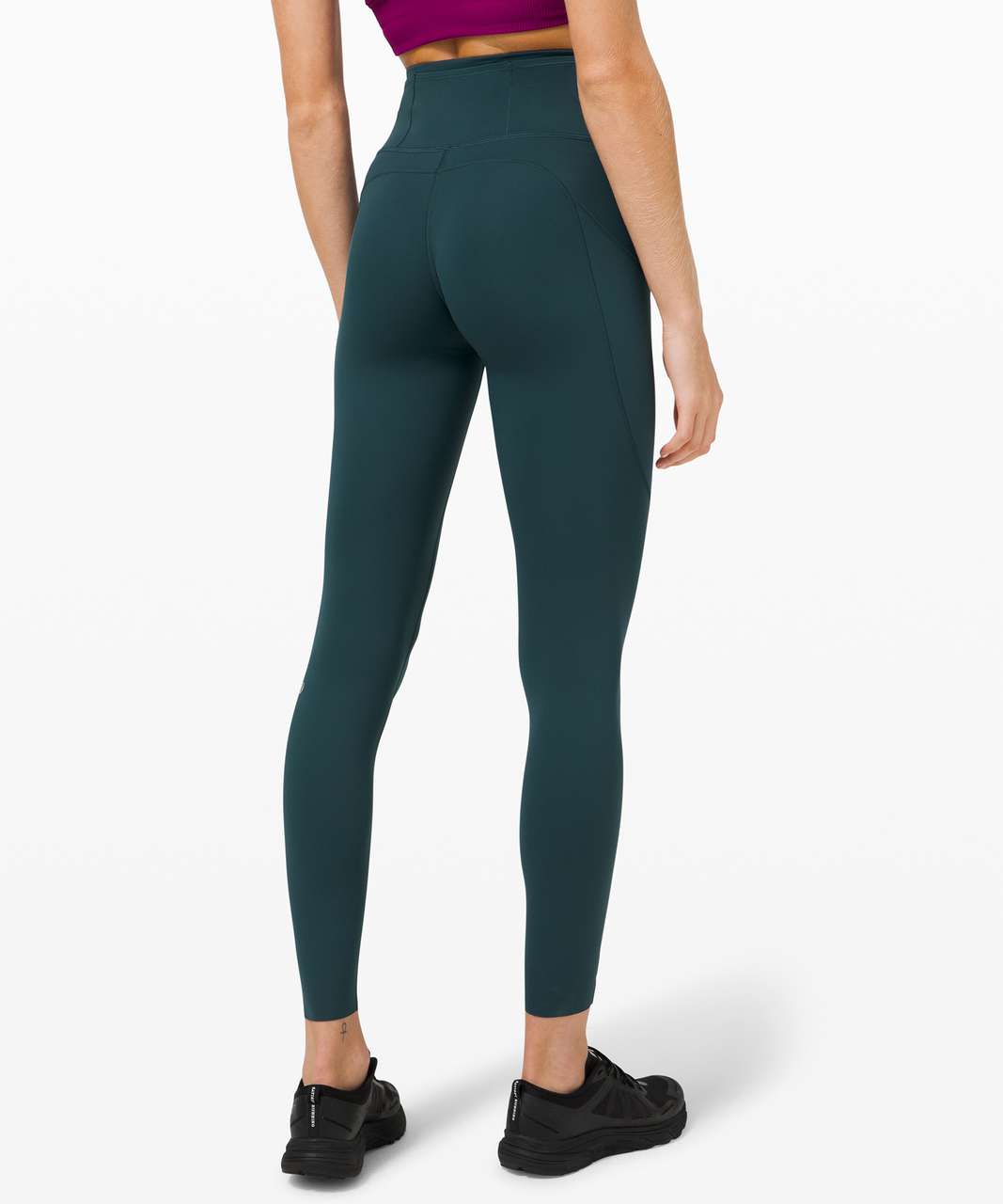 Lululemon Fast and Free Tight II 25 *Non-Reflective Nulux - Grape Leaf -  lulu fanatics