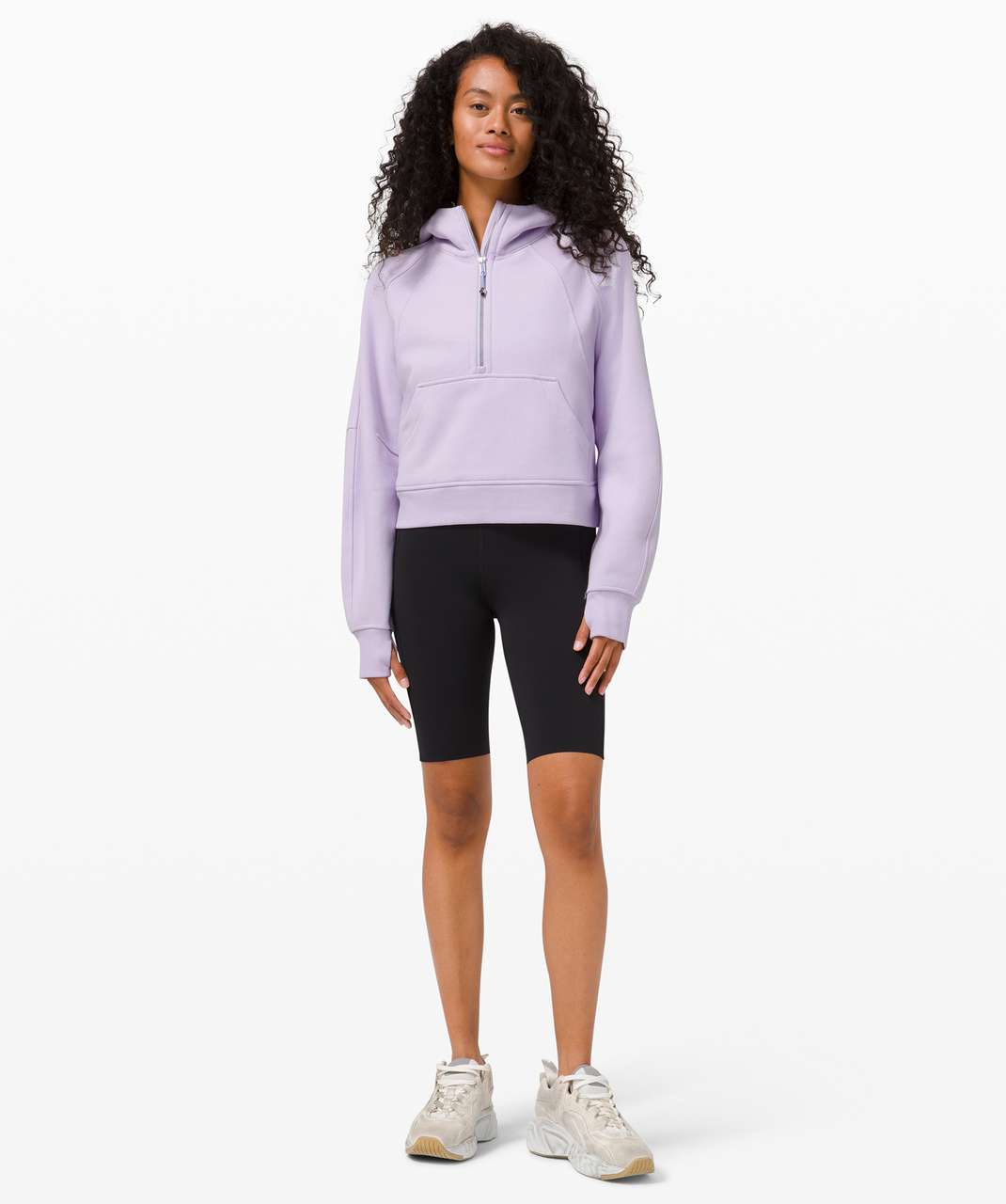 Lululemon Scuba Oversized 1/2 Zip Hoodie - Lavender Dew