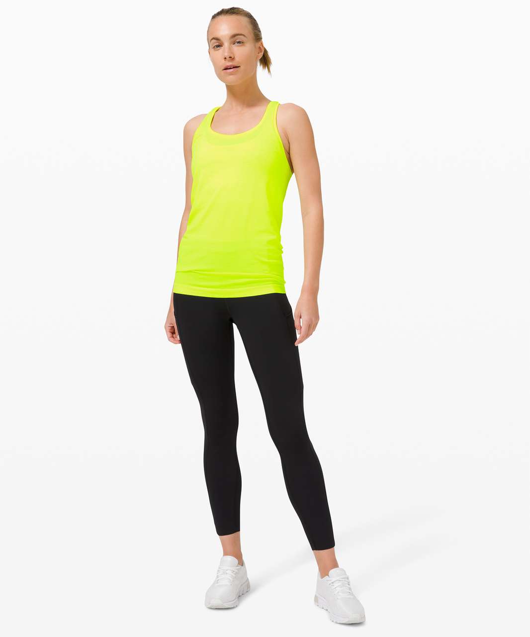 Lululemon Swiftly Tech Racerback 2.0 - Highlight Yellow / Highlight Yellow  - lulu fanatics