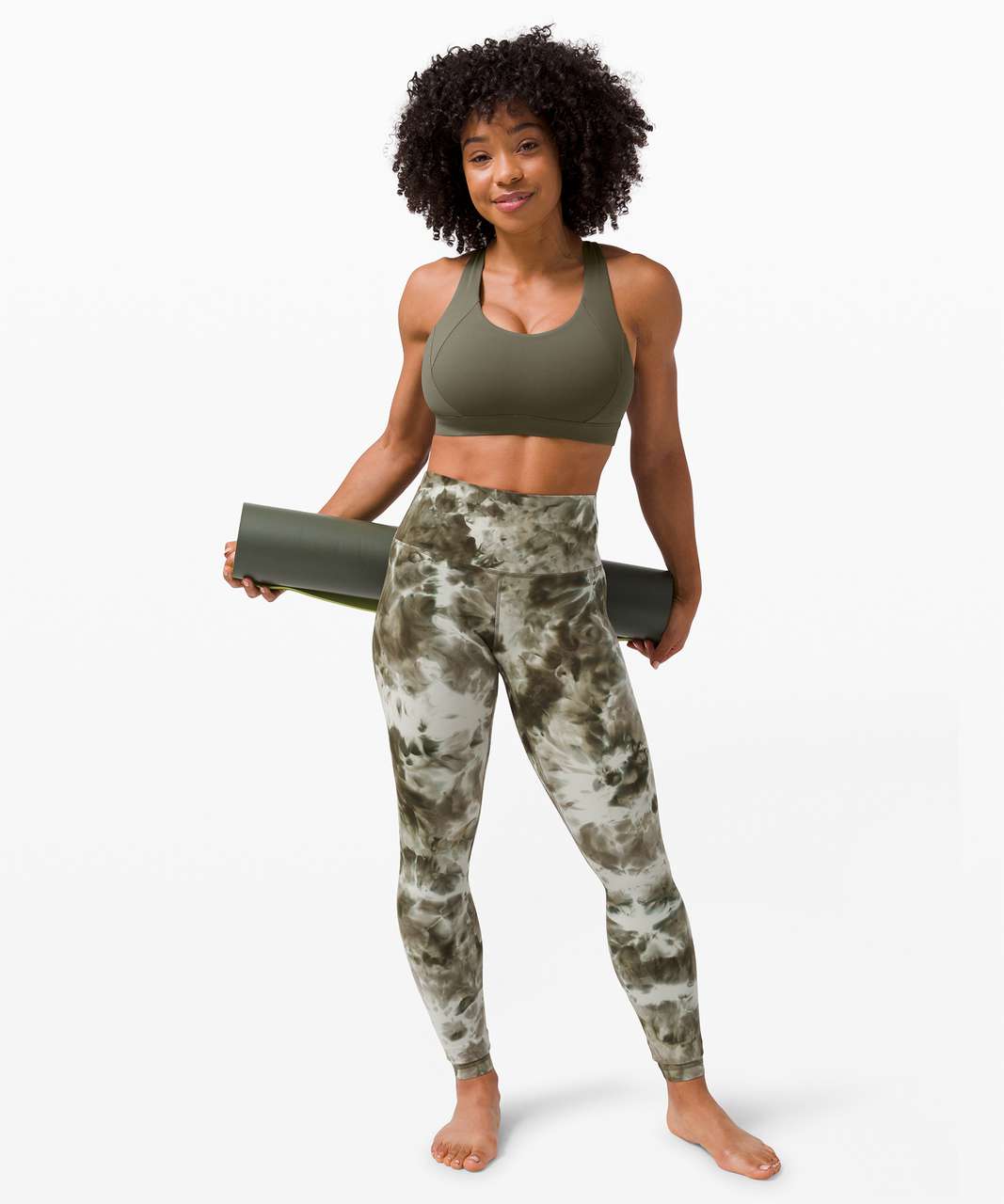 Lululemon Free To Be Elevated Bra *Light Support, DD/E Cup - Army Green