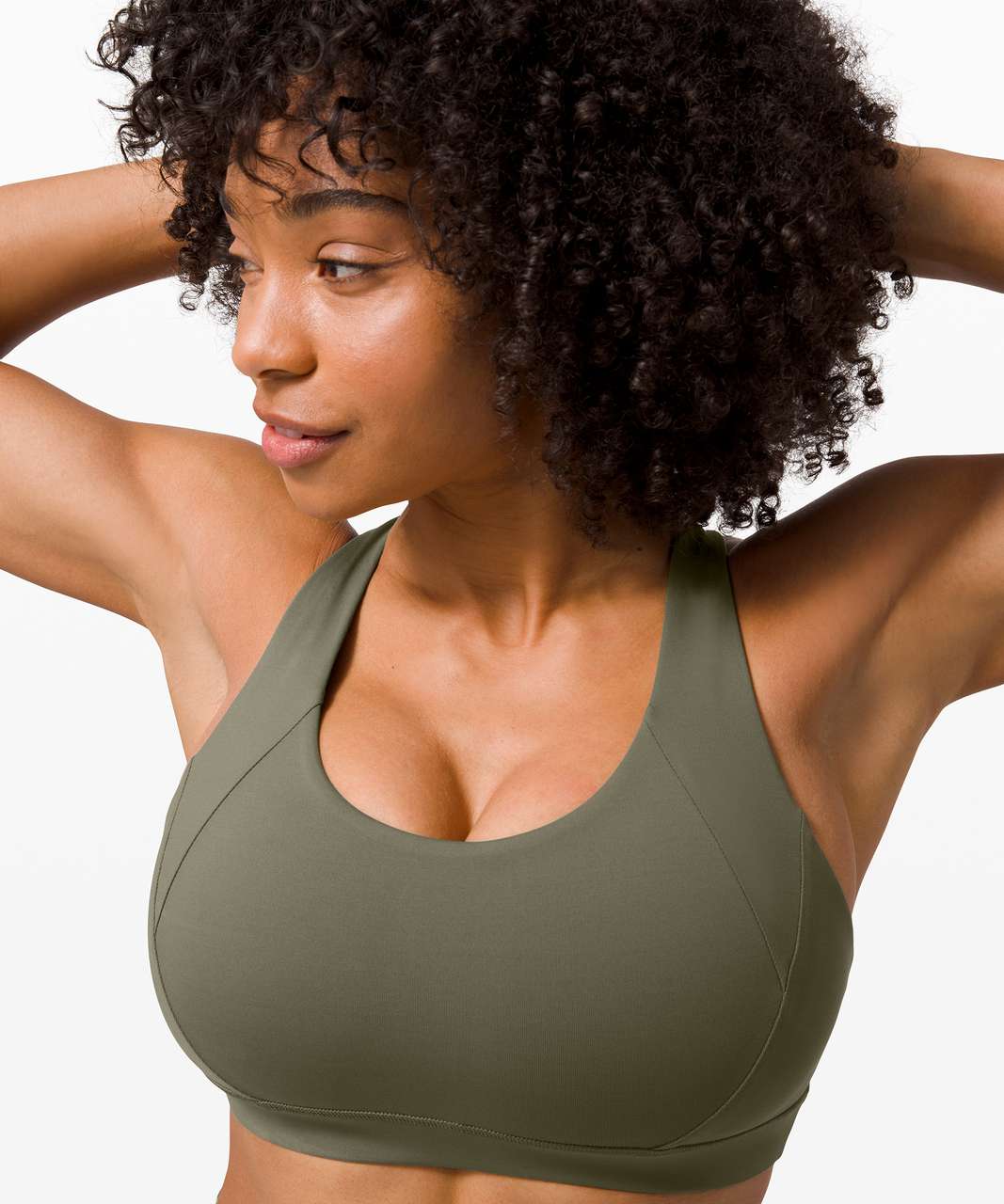 Lululemon Free To Be Elevated Bra *Light Support, DD/E Cup - Army Green