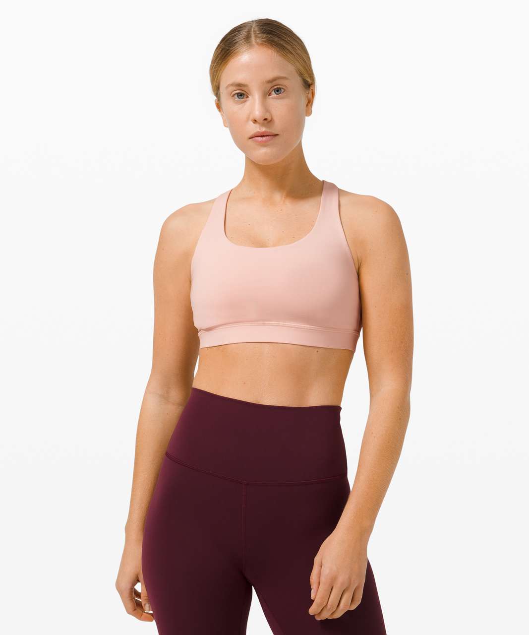 Lululemon Invigorate Bra Medium Support Bc Cup Pink Mist Lulu Fanatics