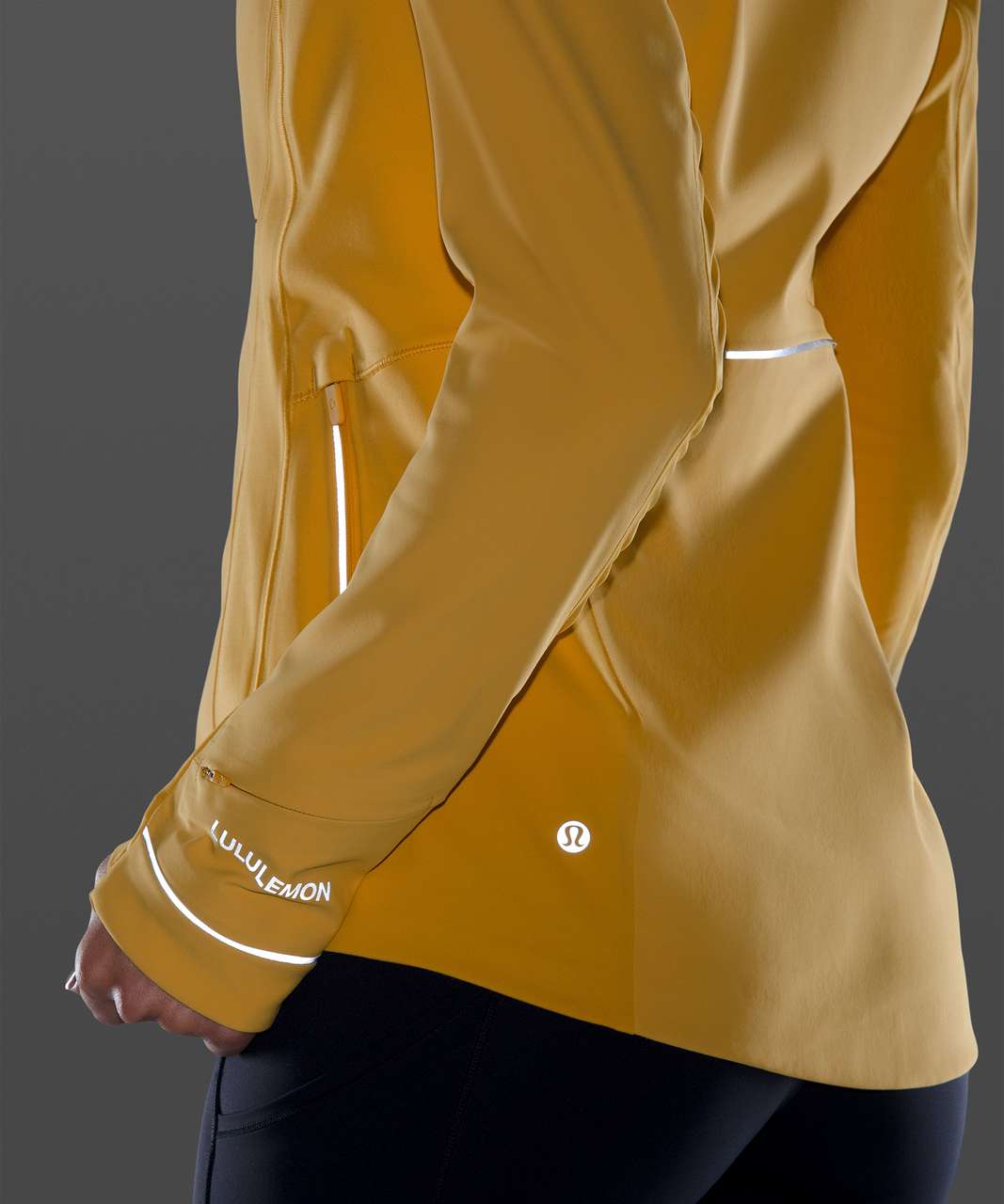 Lululemon Cross Chill Jacket - Wheat Yellow - lulu fanatics