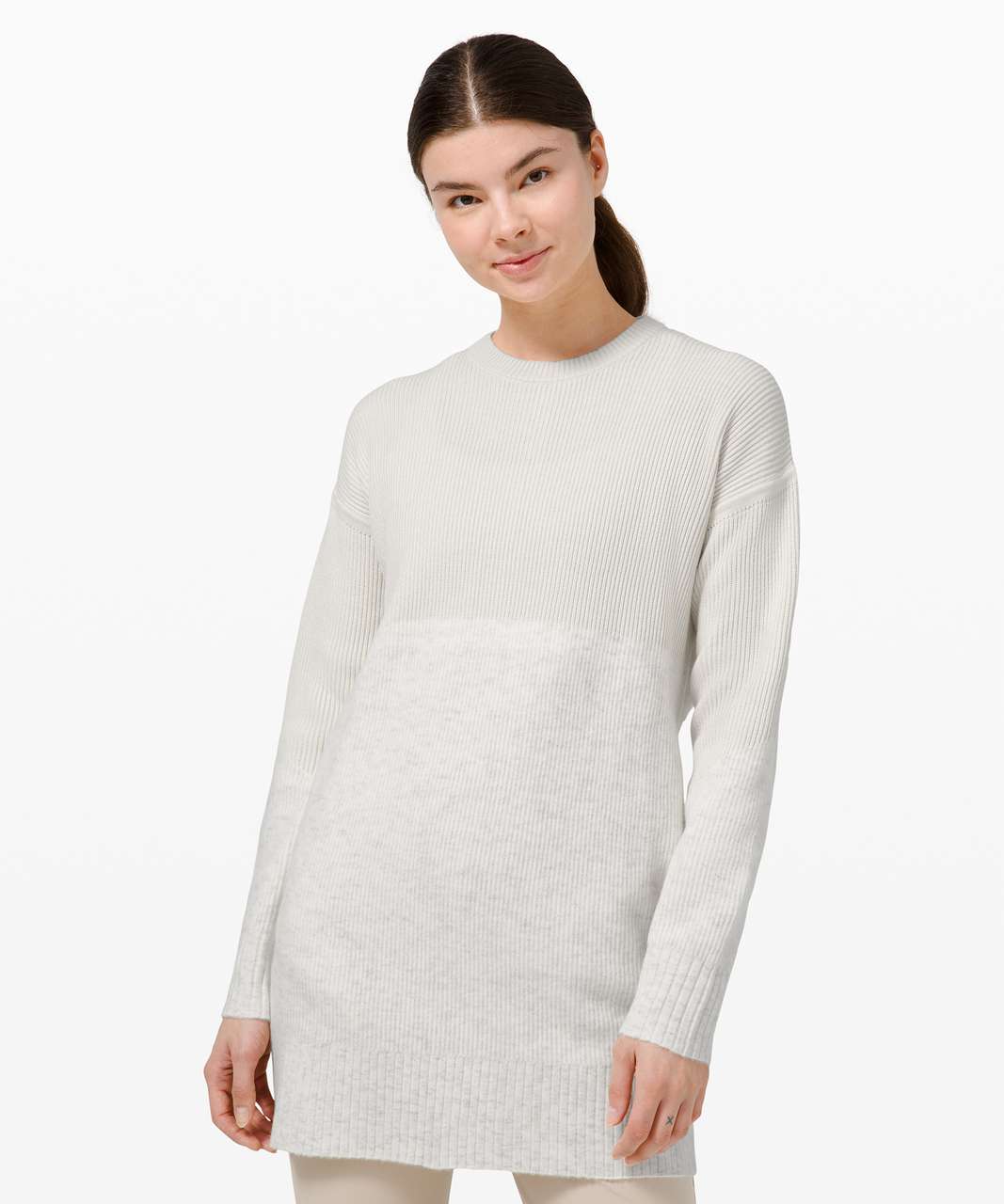 Lululemon Restful Intention Sweater - Light Ivory / Heathered Light Ivory