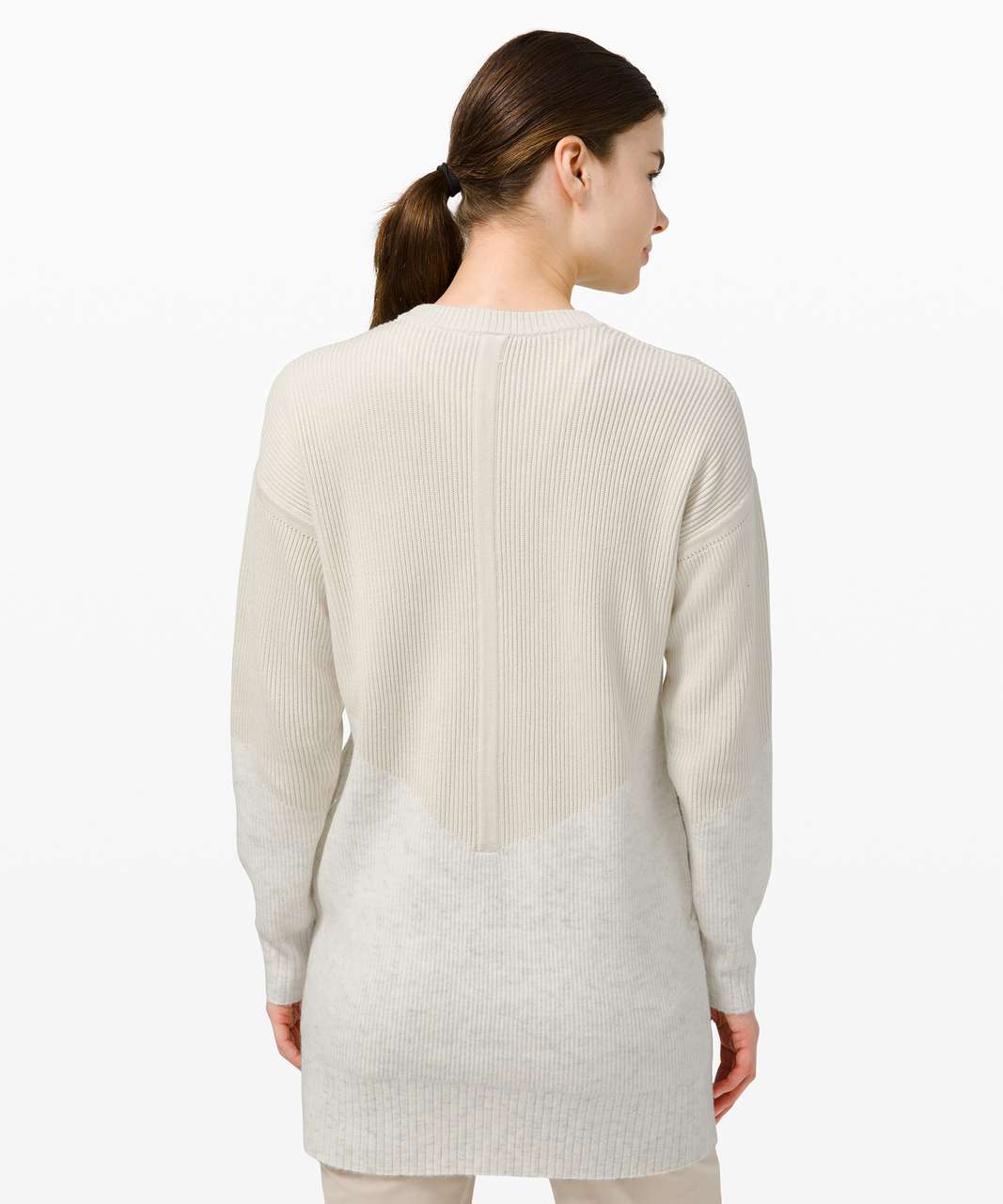 Lululemon Restful Intention Sweater - Light Ivory / Heathered Light Ivory