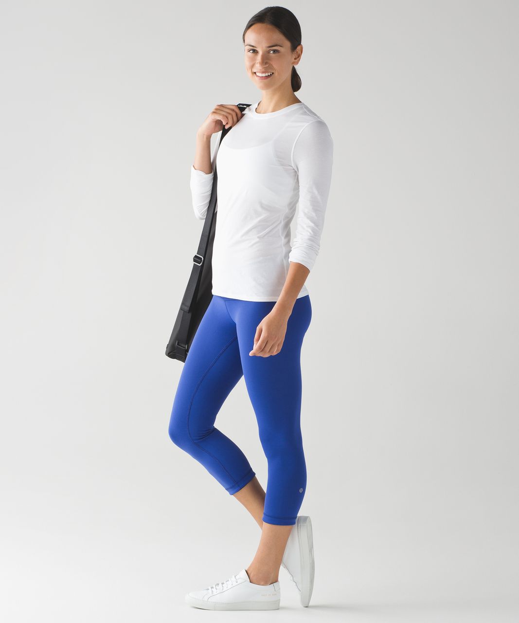 Lululemon Wunder Under Crop III (Reversible) - Emperor Blue / Sapphire Blue