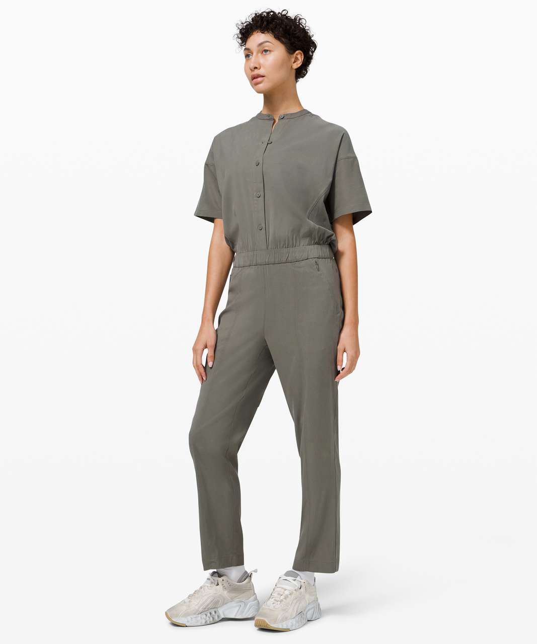 Lululemon Perfectly Poised Jumpsuit - Grey Sage