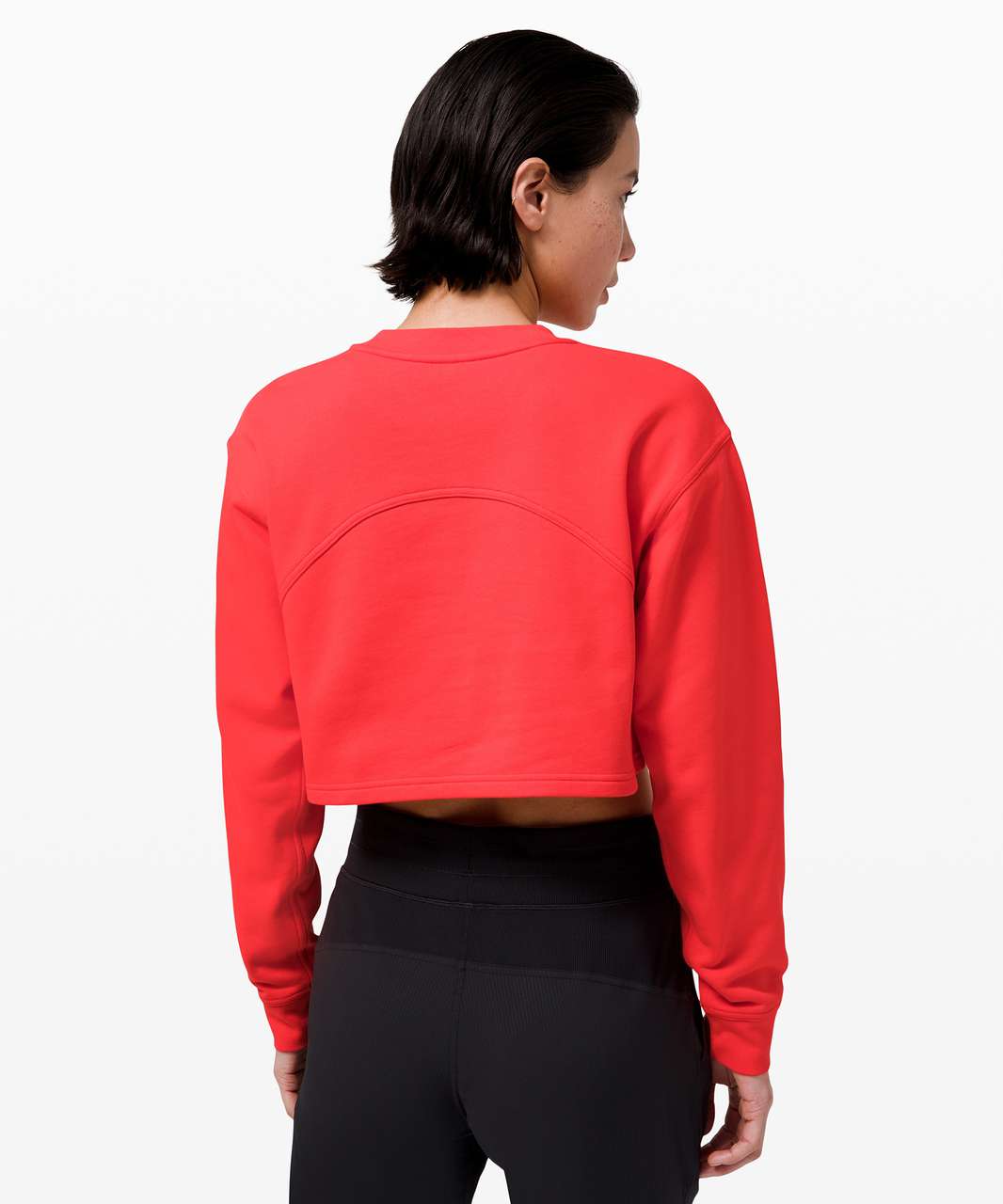 Lululemon All Yours Cropped Crew *Lunar New Year - Love Red