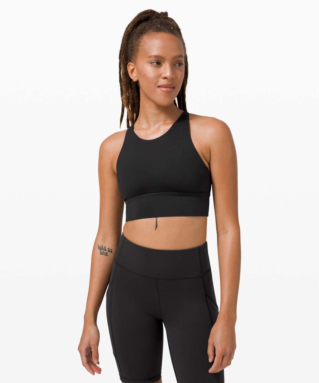 Lululemon Free To Be Bra Wild High Neck *Light Support, A/B Cup - Black