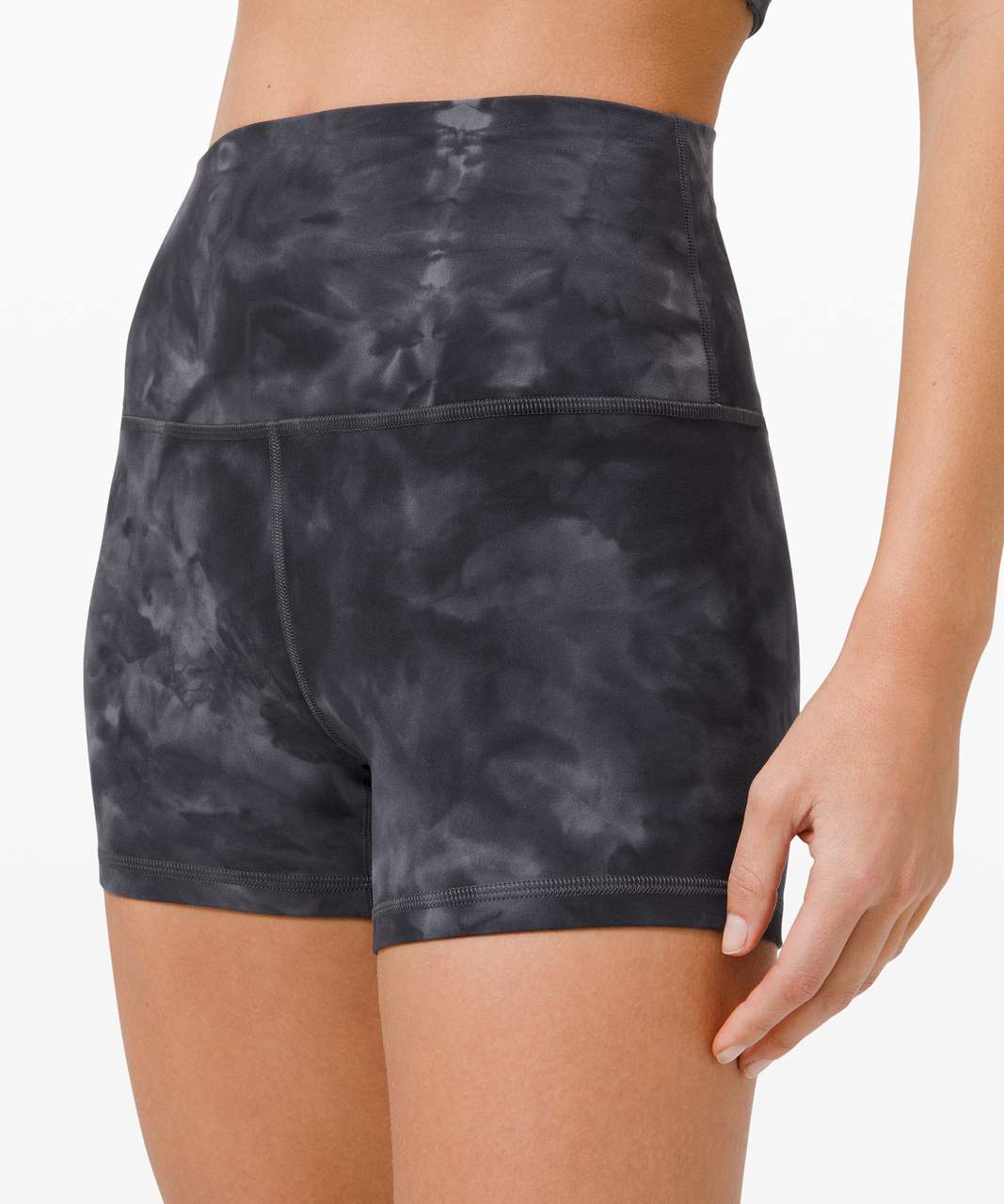 Lululemon Align Short 4" *Diamond Dye - Diamond Dye Pitch Grey Graphite Grey