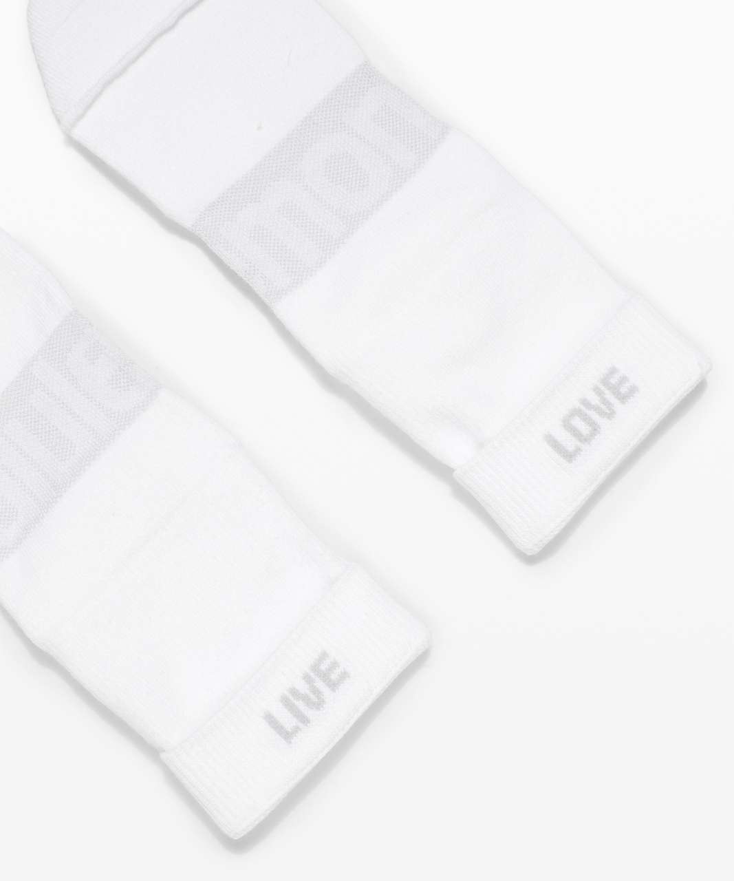 Lululemon Daily Stride Mid Crew Sock *3 Pack - White / Heather Grey / Black