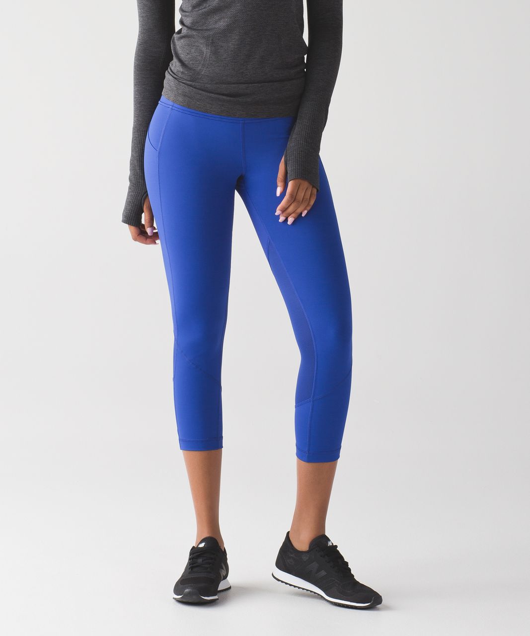 Lululemon Pace Rival Crop - Sapphire Blue - lulu fanatics