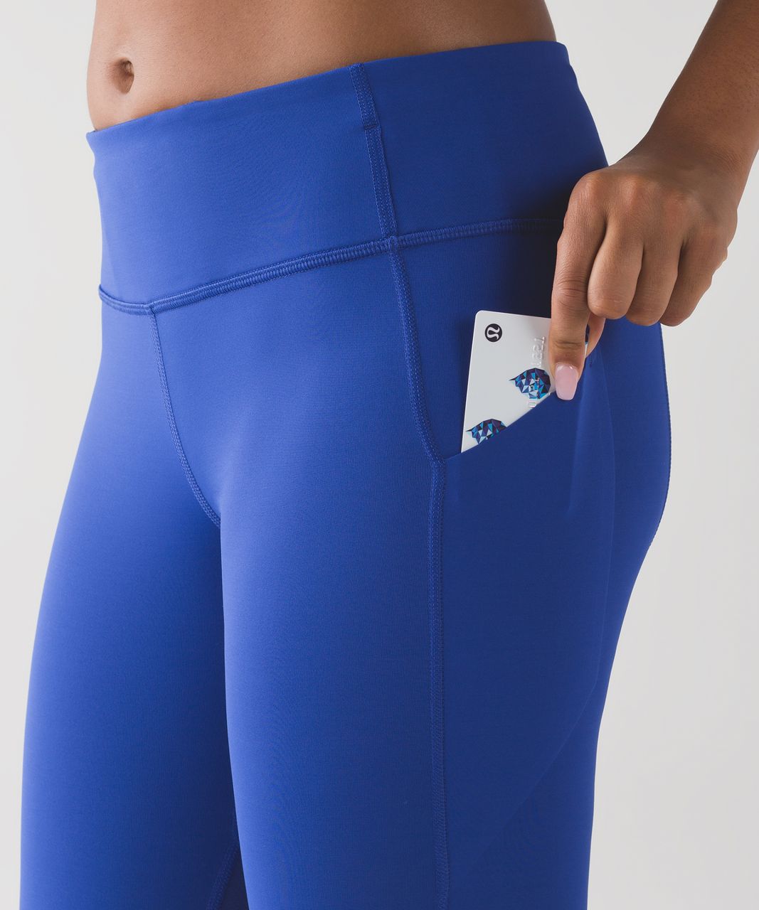 Lululemon Pace Rival Crop - Sapphire Blue