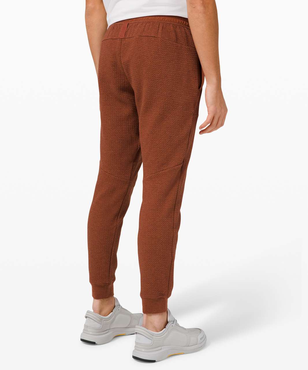 Lululemon At Ease Jogger 29 - Heathered Dark Terracotta / Black - lulu  fanatics