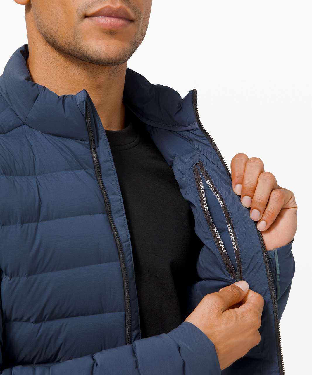 Lululemon Navigation Stretch Down Jacket - Iron Blue