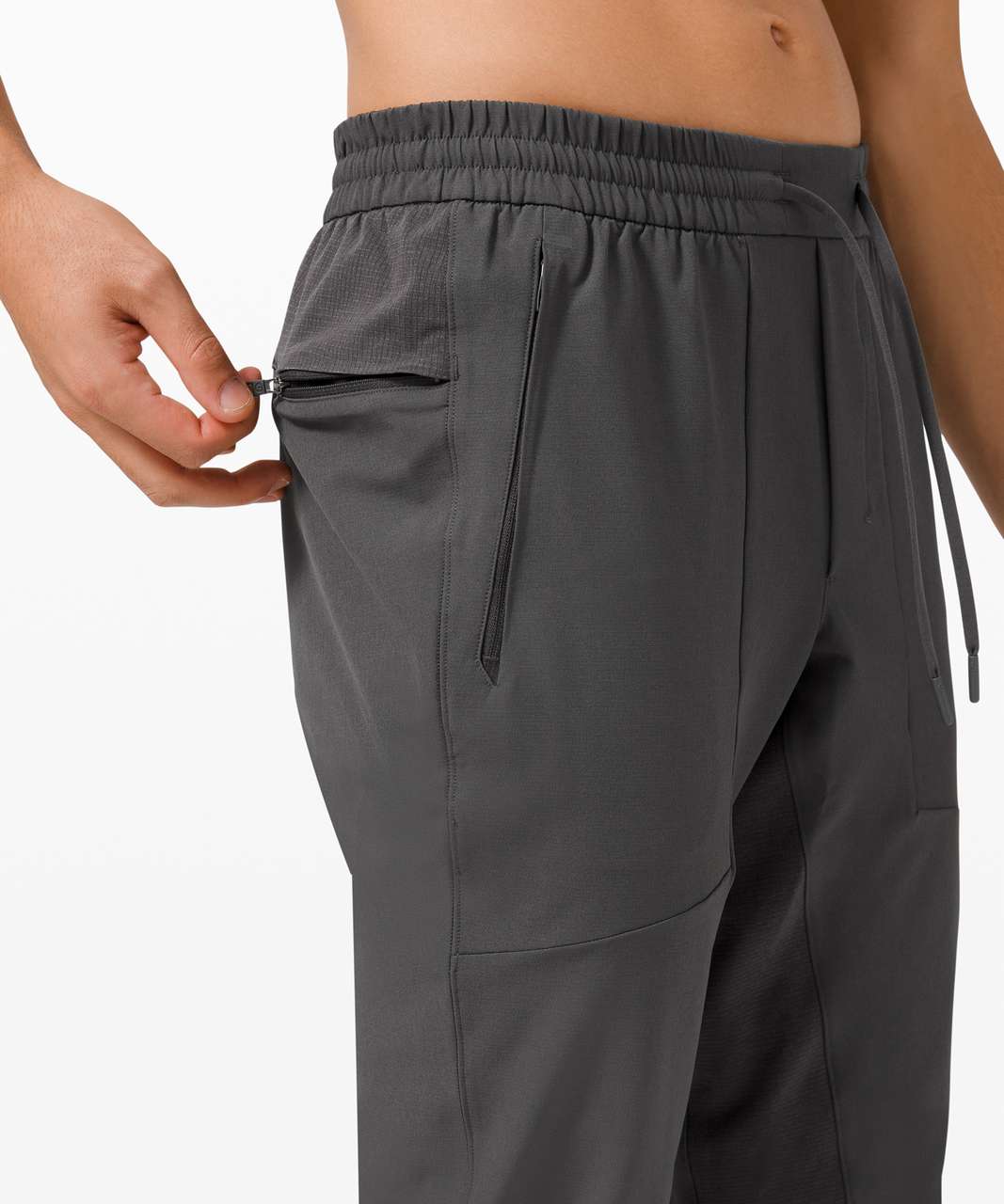 Trousers Lululemon Grey size 0 US in Polyester - 41990601