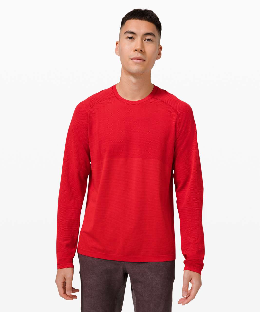 Lululemon Metal Vent Tech Long Sleeve 2.0 *Lunar New Year - Dark Red / Love Red