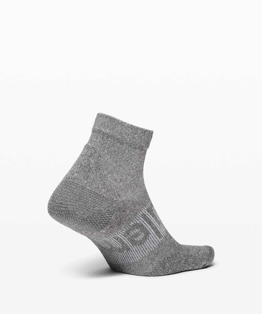 Lululemon Power Stride Ankle Sock - Heathered Graphite Grey