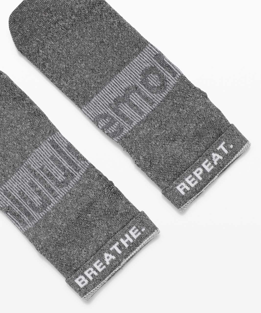 Lululemon Power Stride Ankle Sock - Heathered Graphite Grey