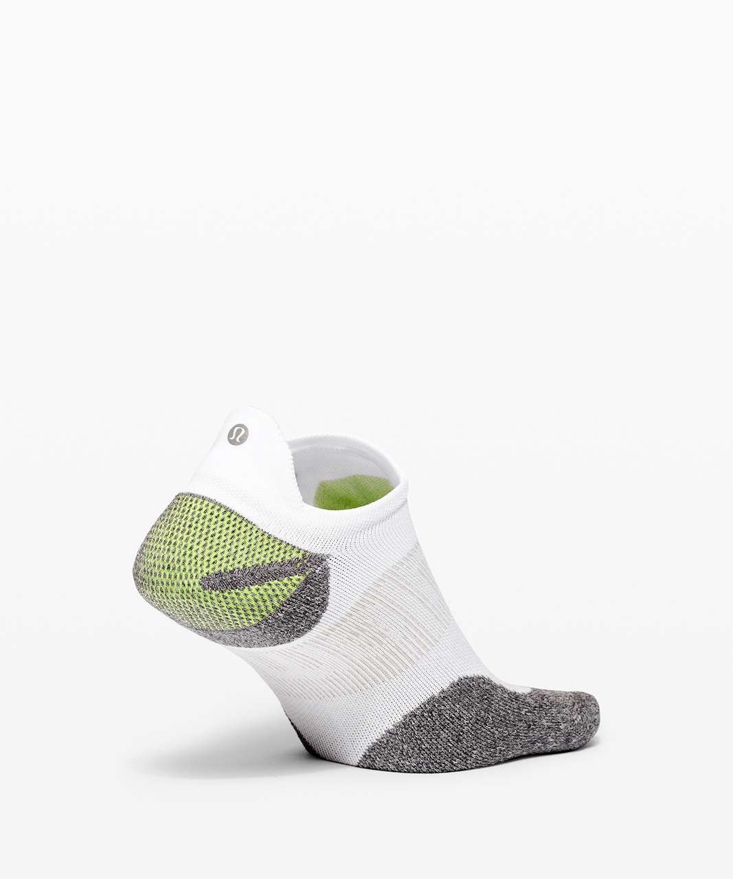Lululemon Power Stride Tab Sock Anti-Stink *Colourblock - White / Neo Mint