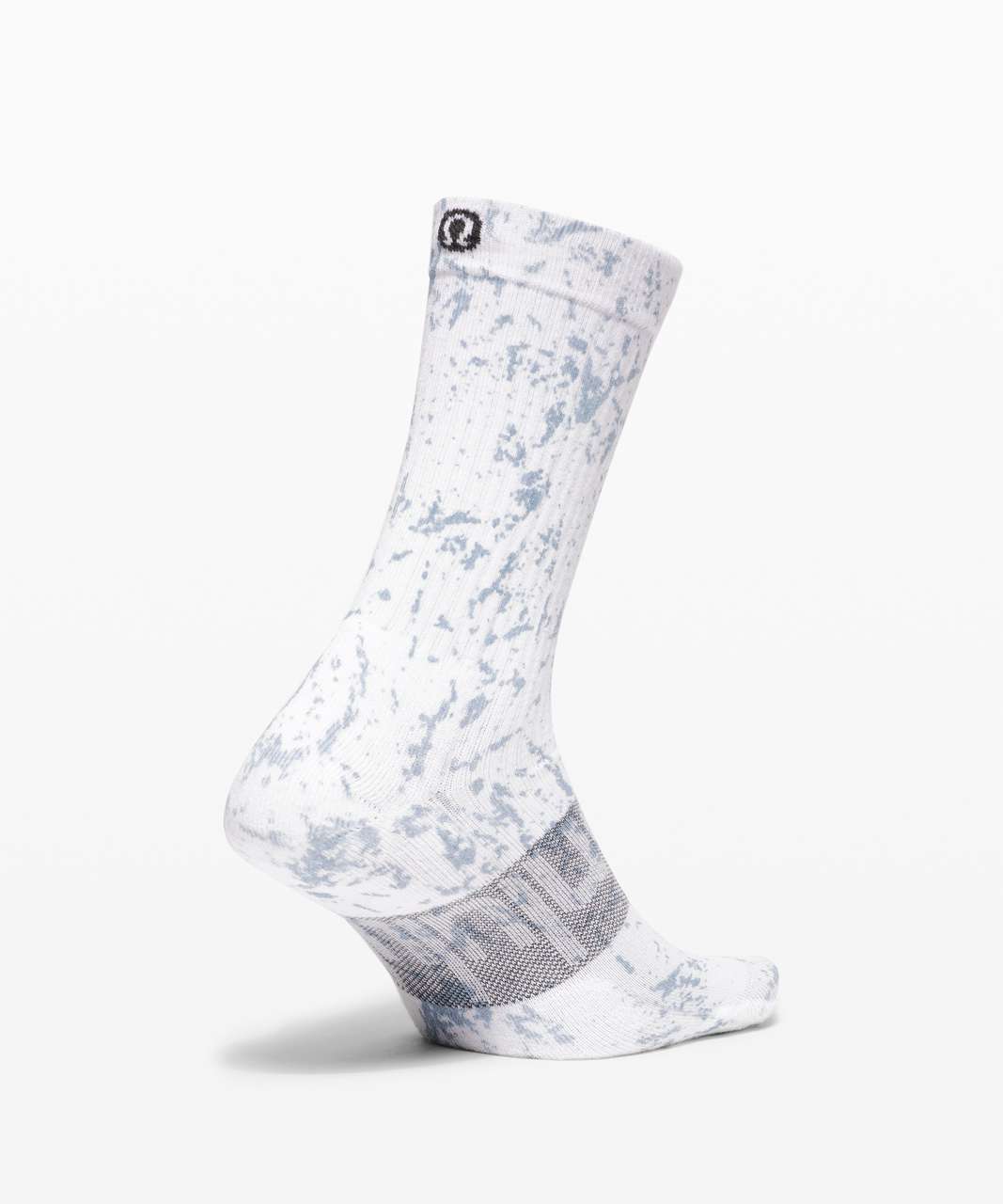 Lululemon Daily Stride Crew Sock *Ice Dye - White / Iron Blue