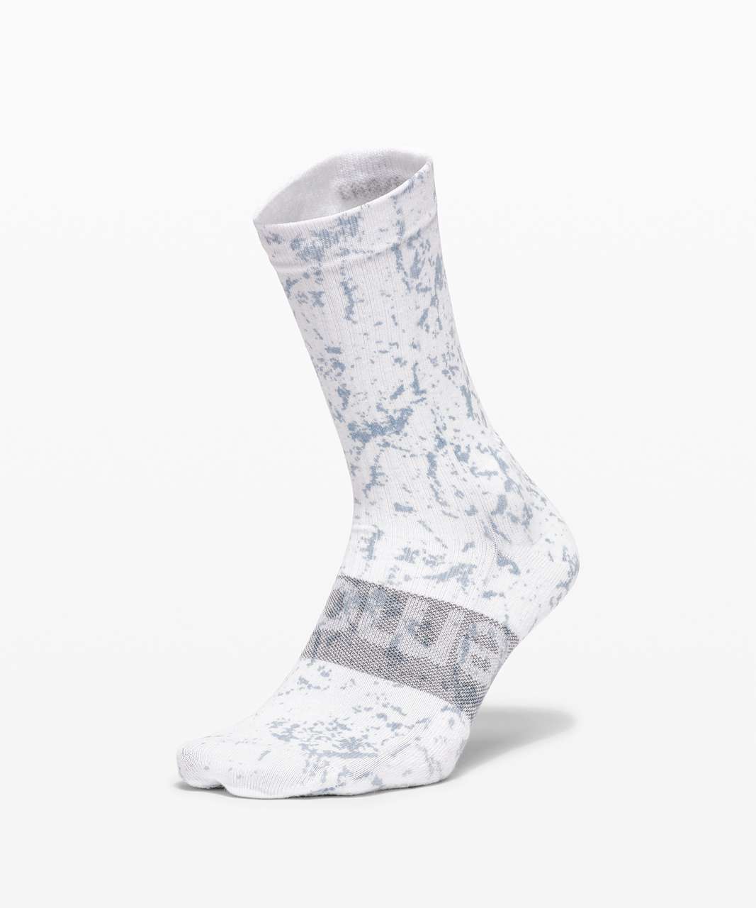 Lululemon Daily Stride Crew Sock *Ice Dye - White / Iron Blue