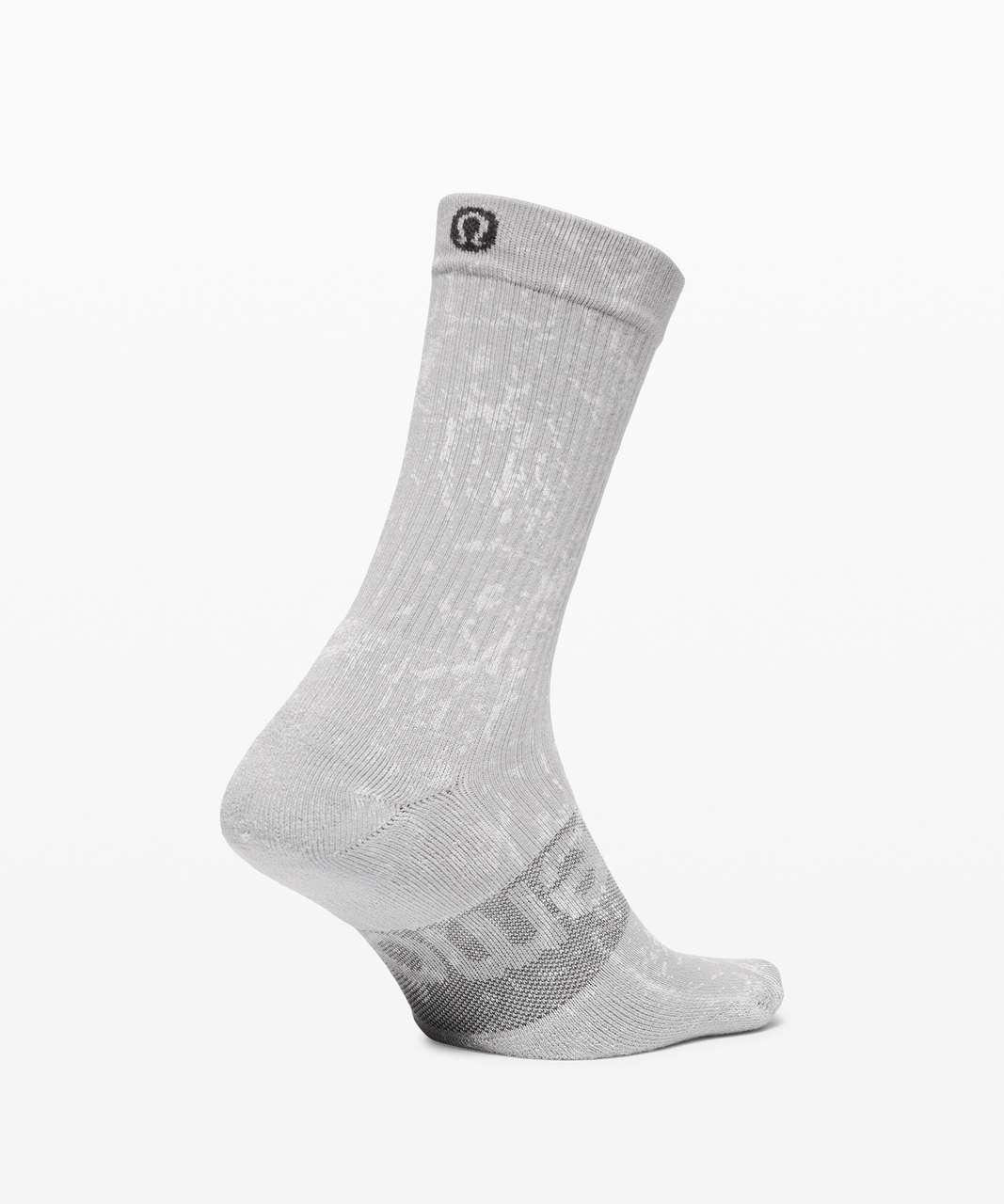 Lululemon Daily Stride Crew Sock *Ice Dye - Silver Drop / White