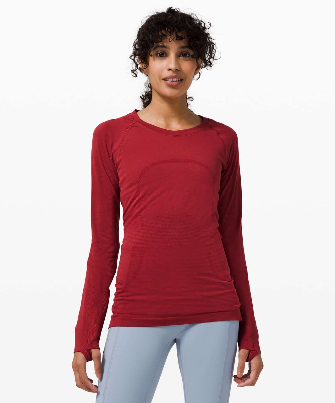 Lululemon Swiftly Tech Long Sleeve 2.0 - Prep Red / Prep Red (First Release)