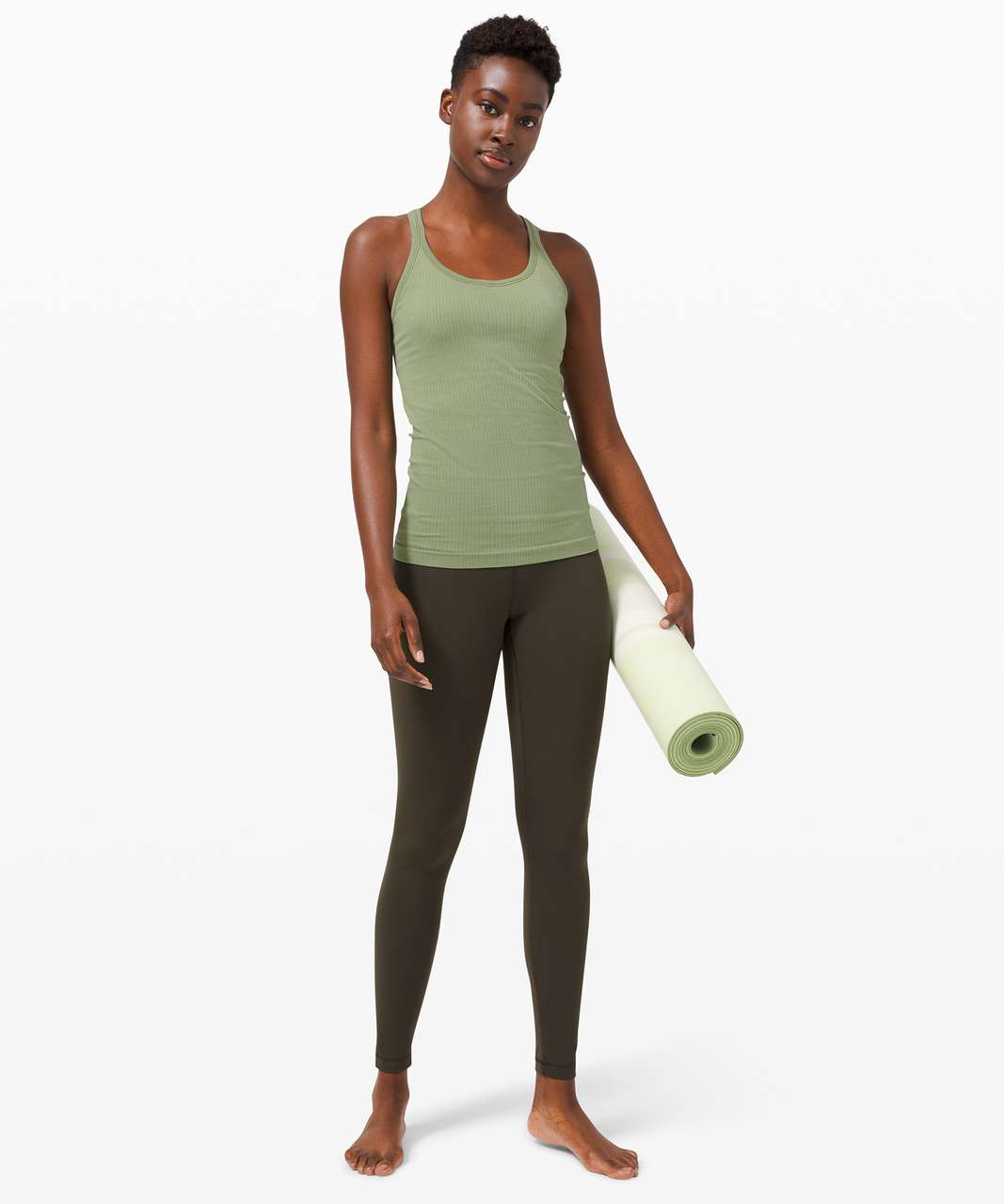 Lululemon Ebb to Street Tank Top - Everglade Green - lulu fanatics