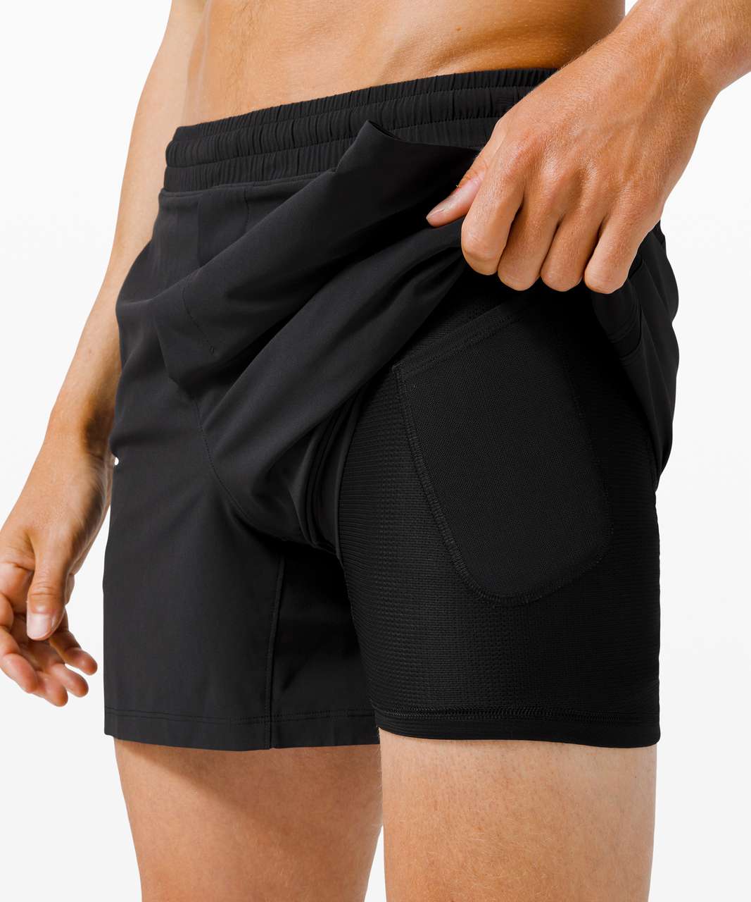 Lululemon Pace Breaker Short 5" *Lined - Black