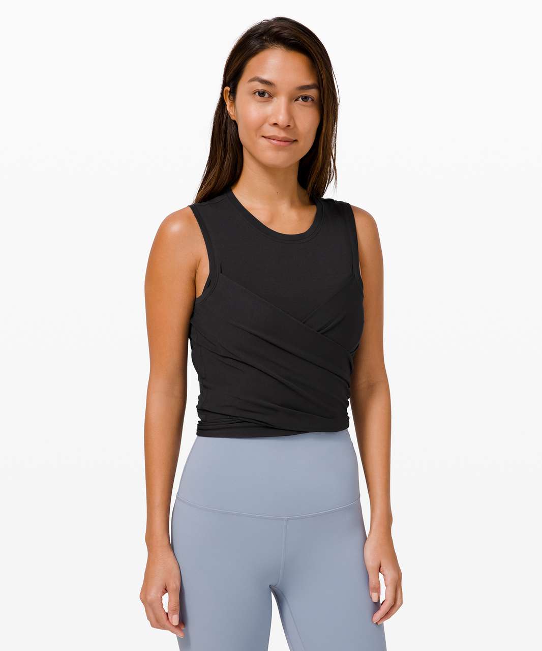 Lululemon Gather and Grow Long Sleeve - Black - lulu fanatics