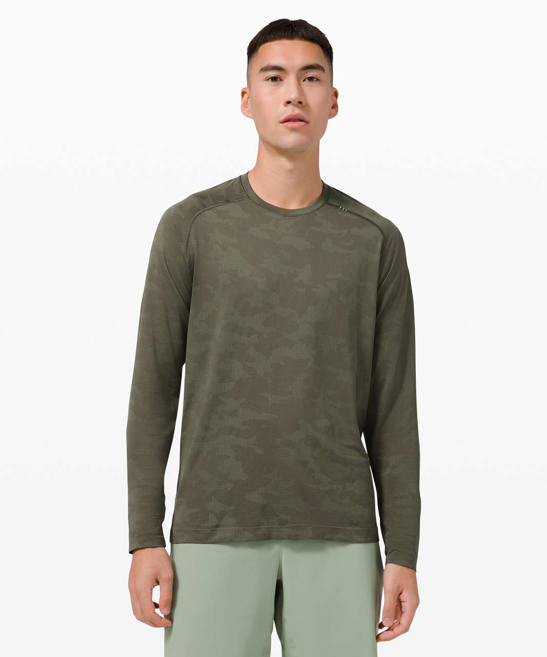 Lululemon Metal Vent Tech Long Sleeve 2.0 - Heritage Camo Willow Green /  Army Green - lulu fanatics