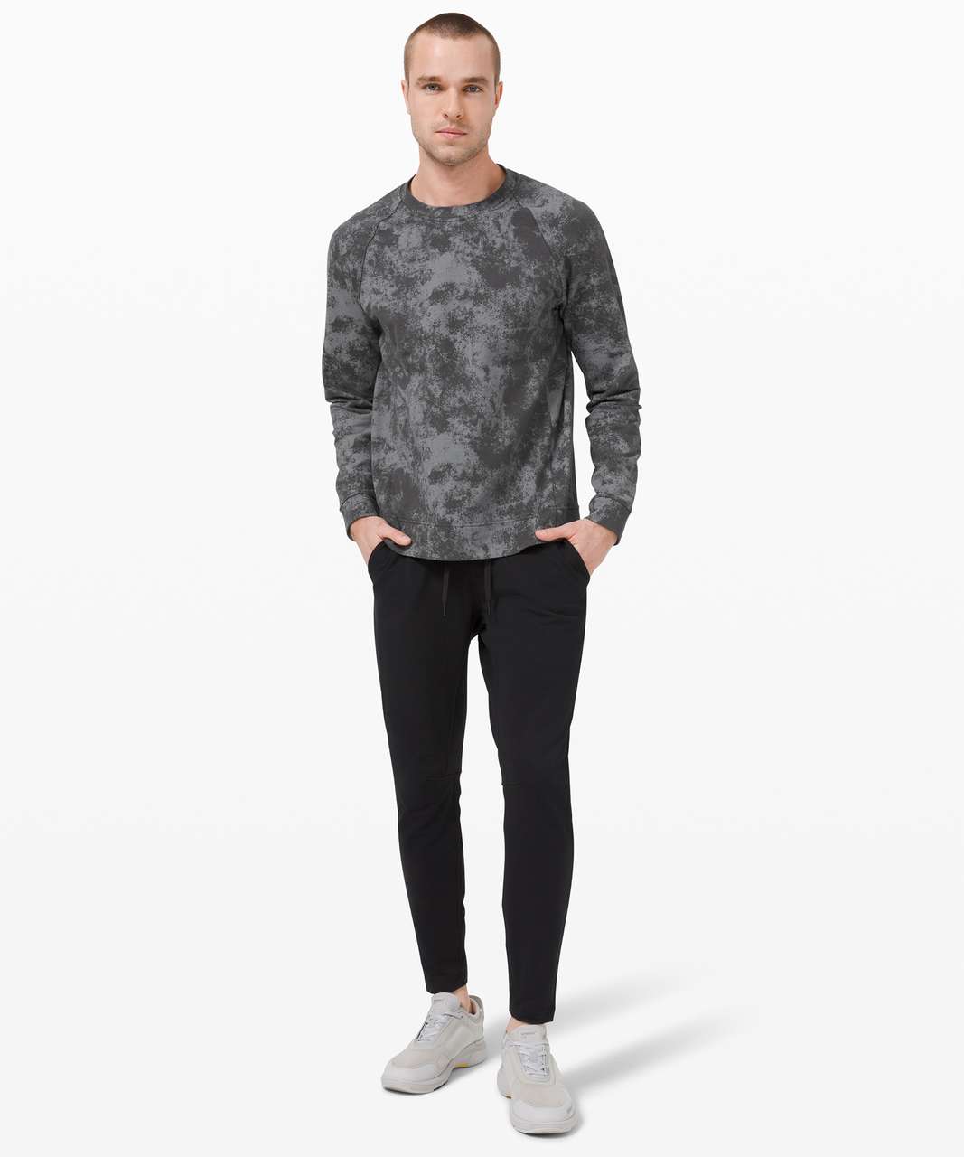 Lululemon City Sweat Crew - Astral Graphite Grey Asphalt Grey