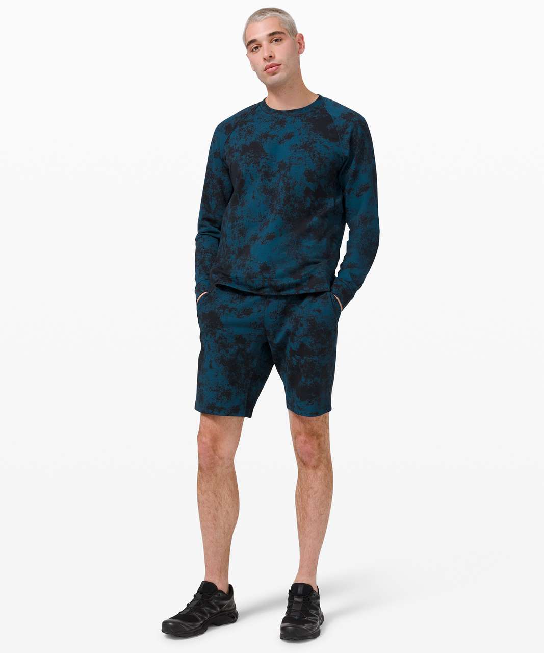 Lululemon City Sweat Crew - Astral Classic Navy Blue Borealis