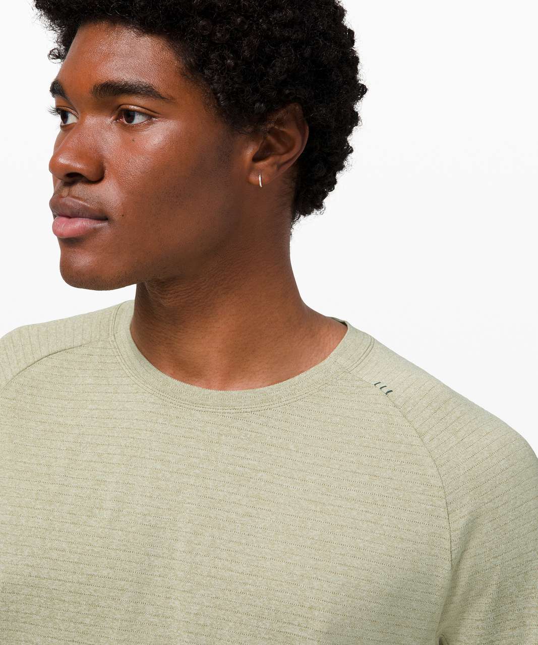 Lululemon Drysense Long Sleeve - Heathered Rosemary Green - lulu