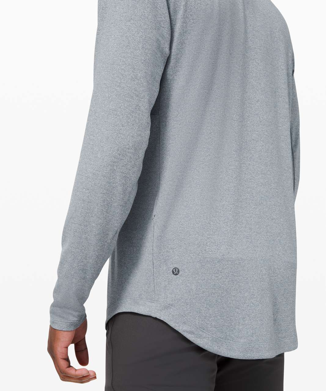 Lululemon Drysense Long Sleeve - Chambray / White