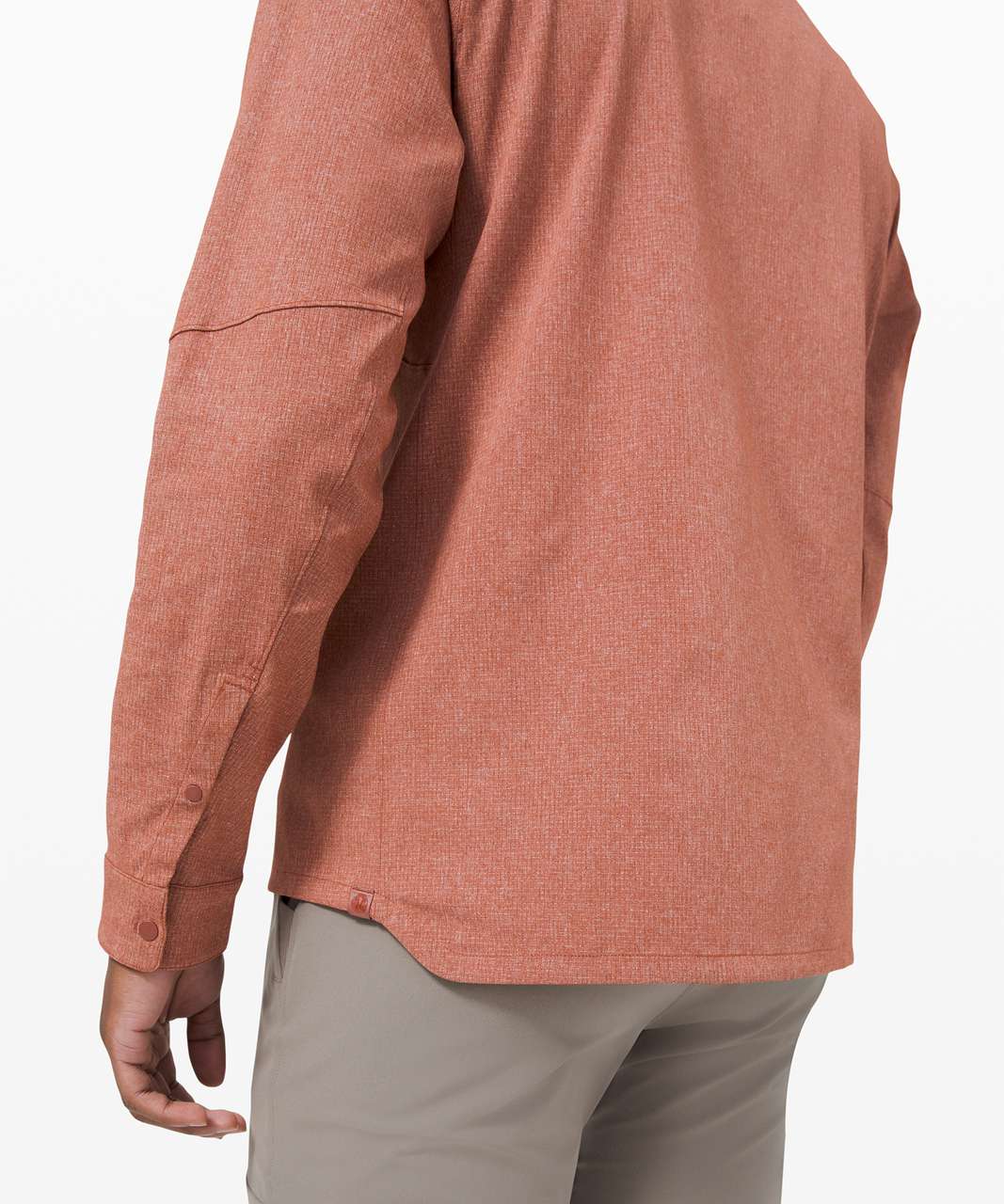 Lululemon Airing Easy Overshirt - Heathered Dark Terracotta