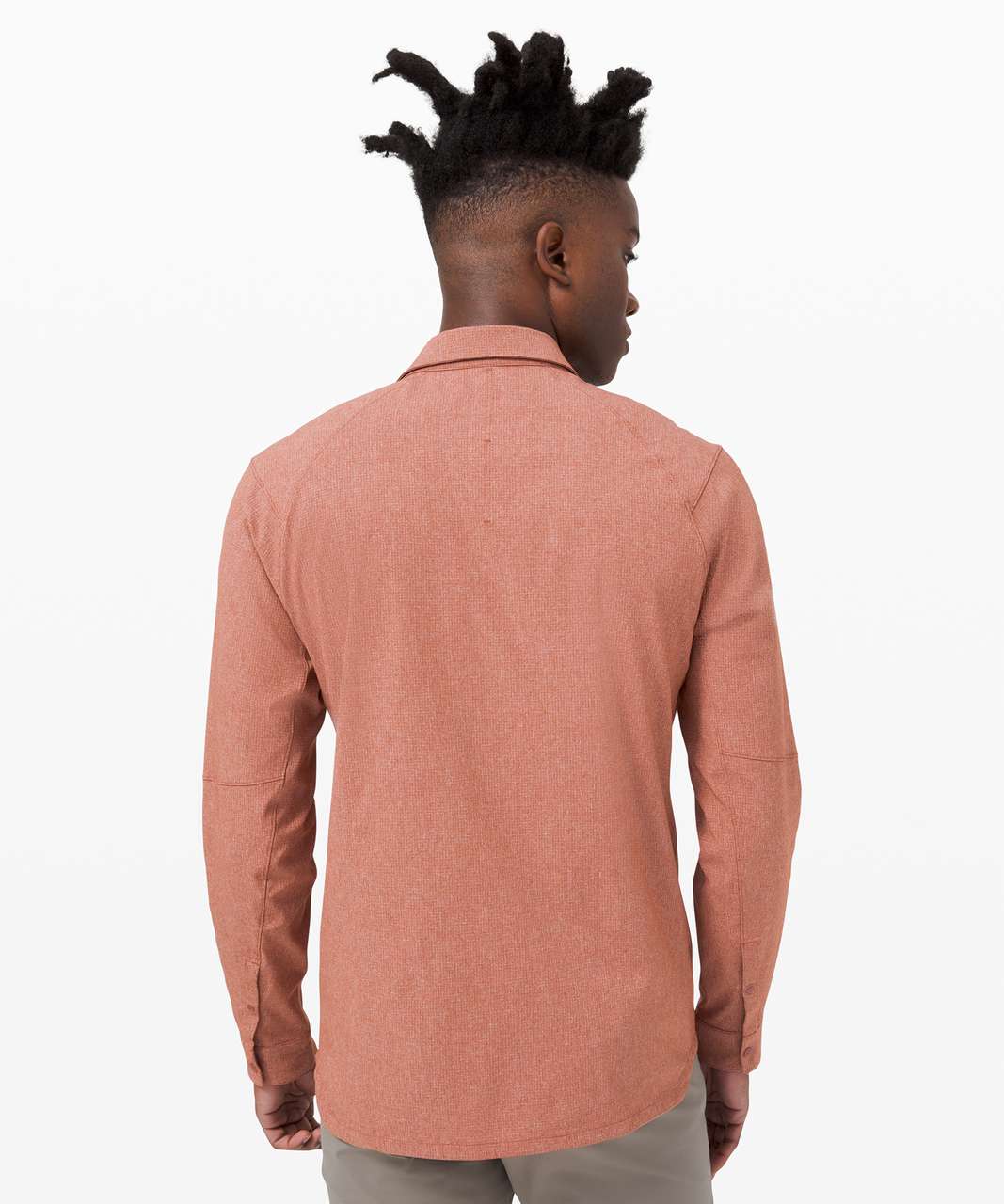 Lululemon Airing Easy Overshirt - Heathered Dark Terracotta