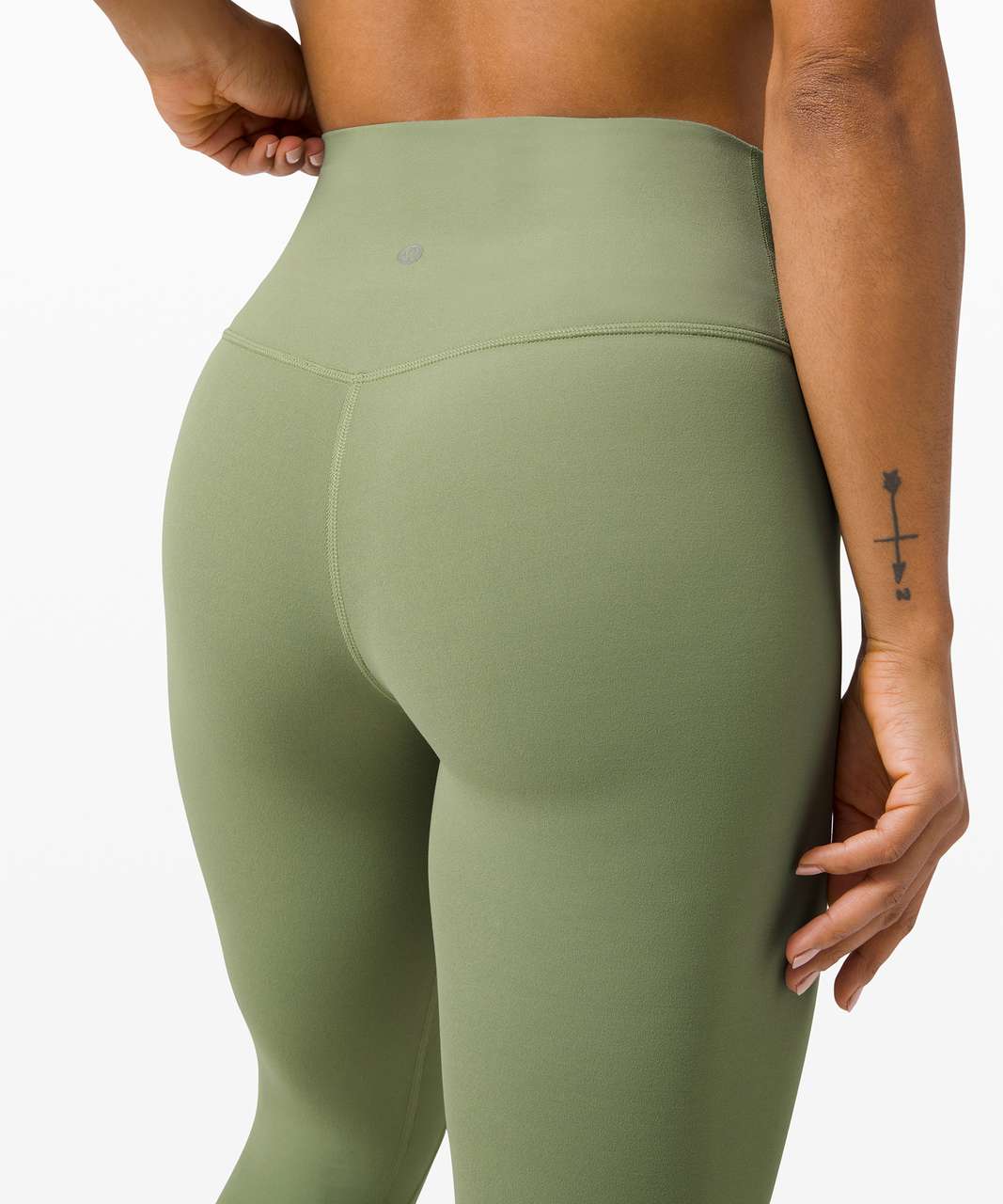 Lululemon 25” align leggings in willow green Size 6 - $46 - From