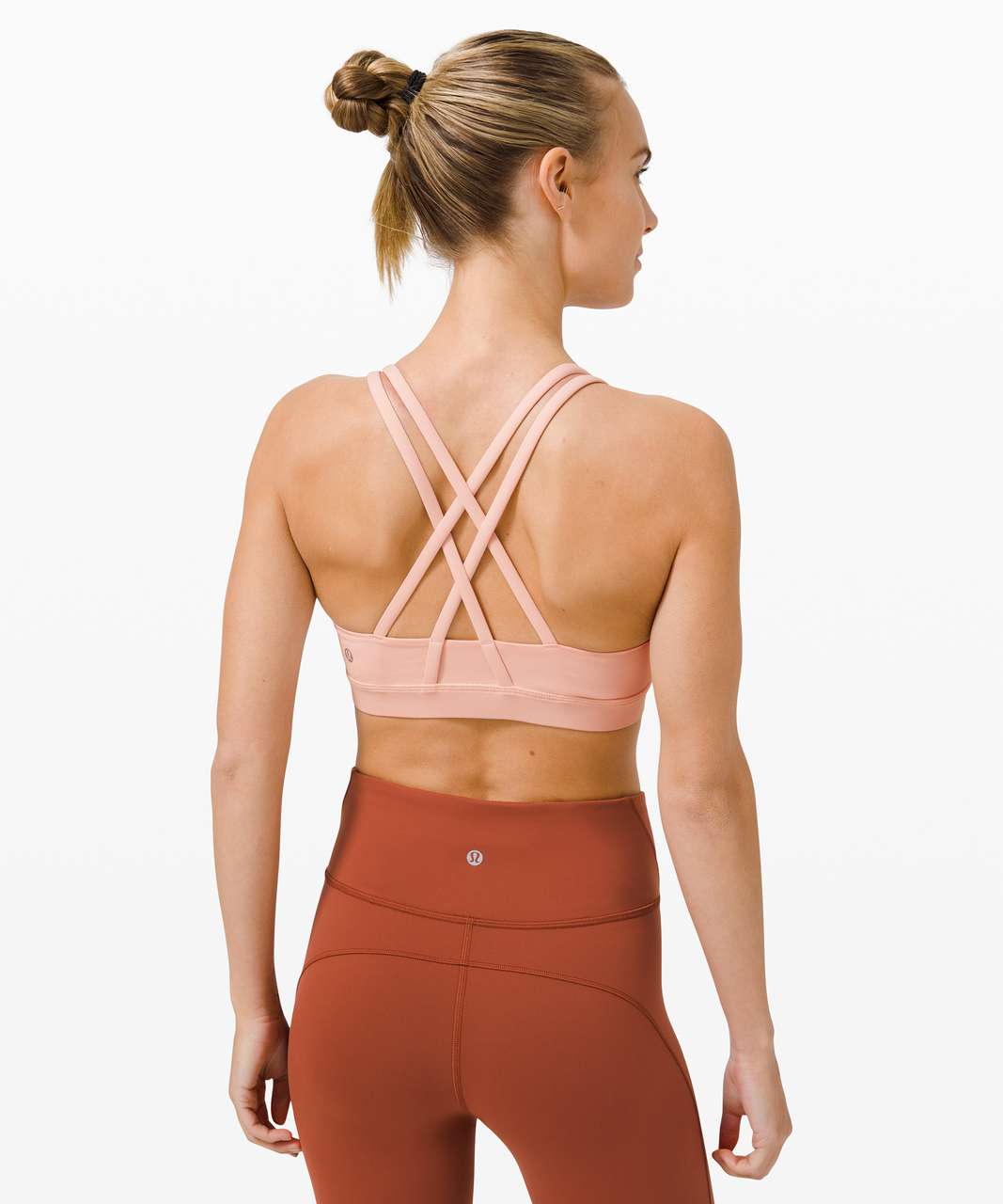 Lululemon Energy Bra Long Line - Pink Highlight - lulu fanatics